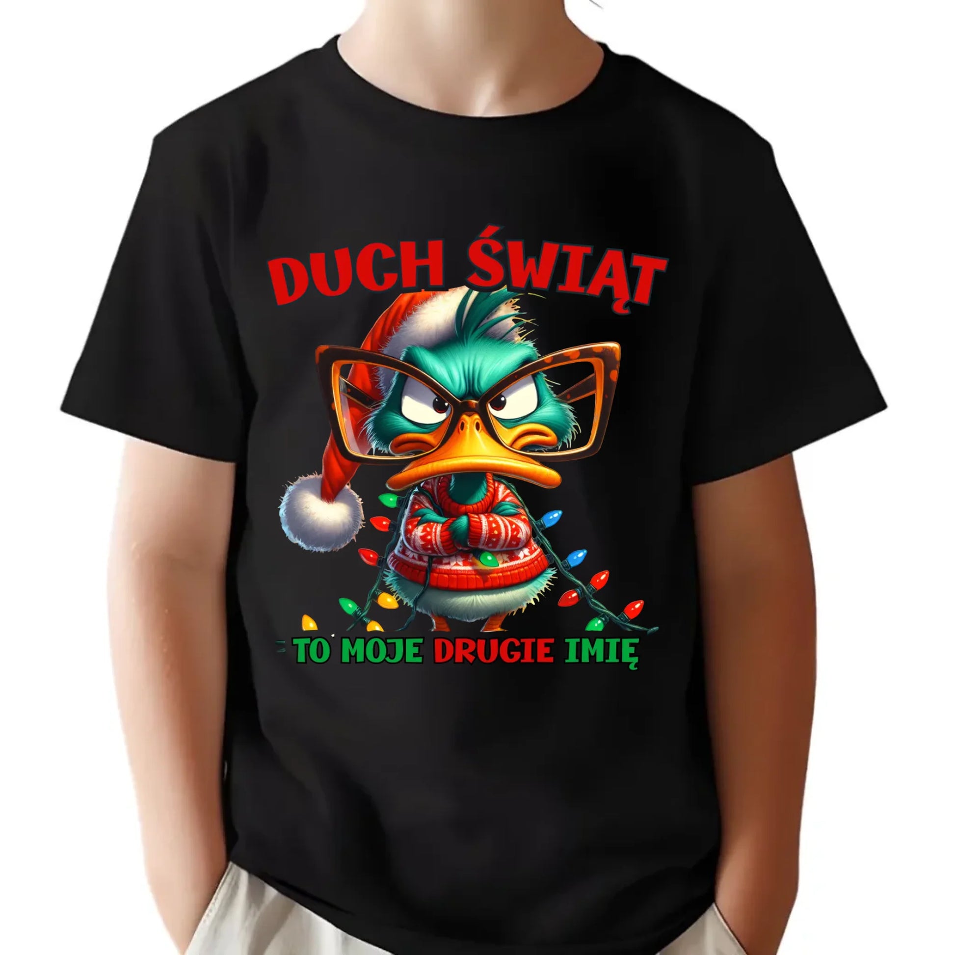 Koszulka dziecięca świąteczna - Duch Świąt to moje drugie imię BN76 - StoryCups.pl