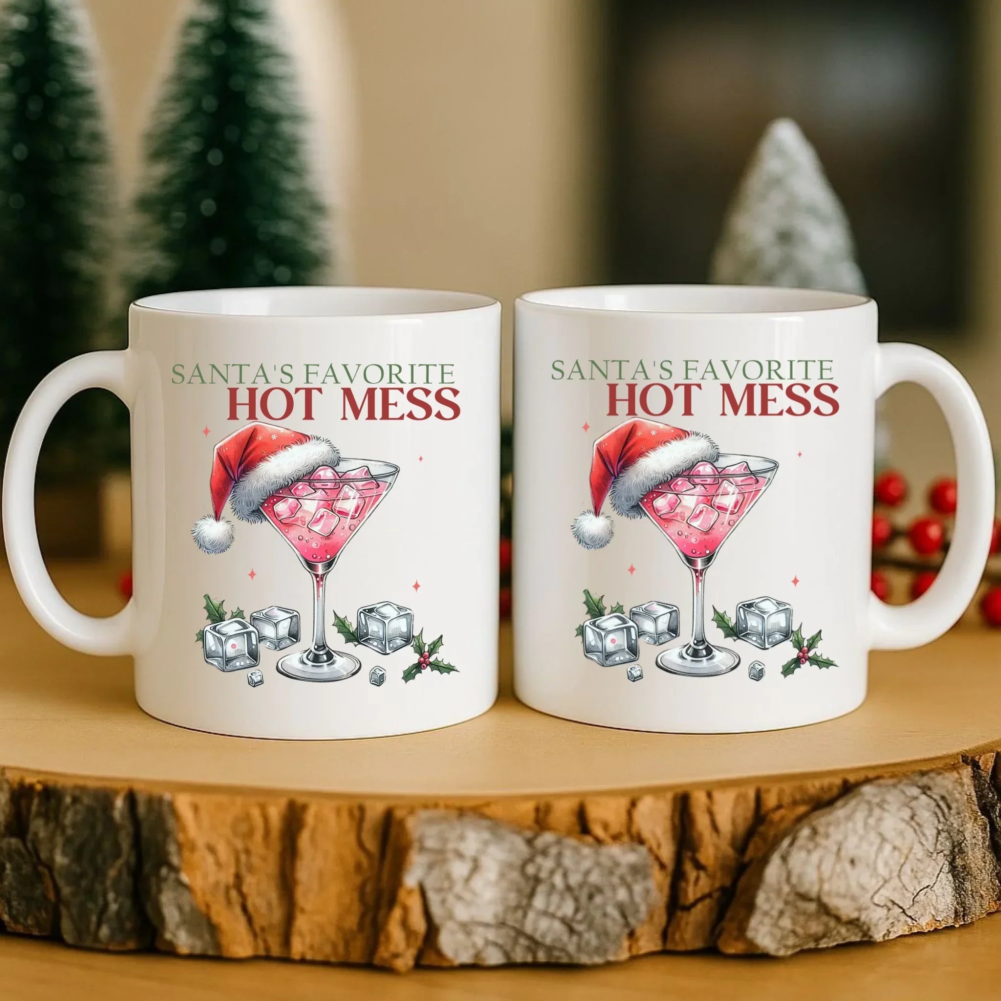 Kubek świąteczny - Santa's favorite hot mess BN75 - StoryCups.pl