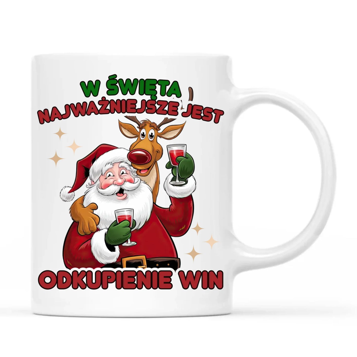 Kubek świąteczny - W święta najważniejsze jest odkupienie win BN73 - StoryCups.pl