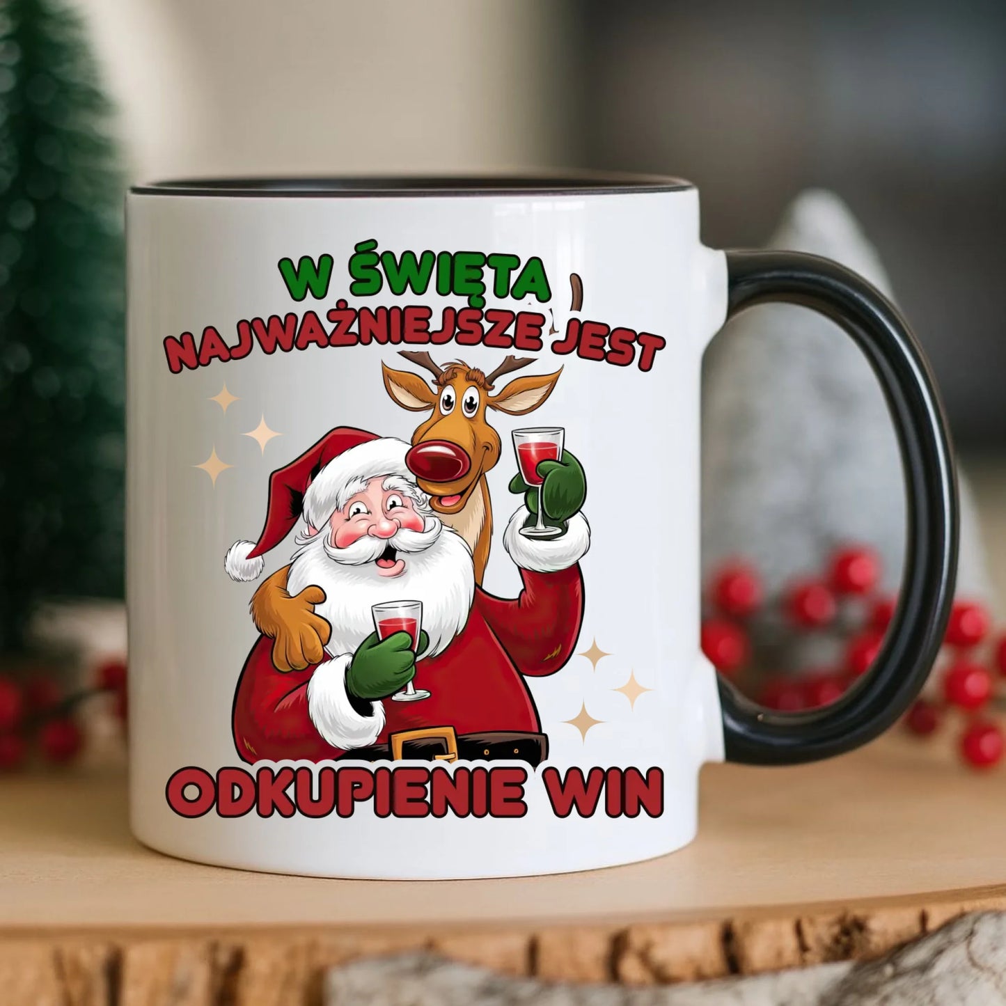 Kubek świąteczny - W święta najważniejsze jest odkupienie win BN73 - StoryCups.pl