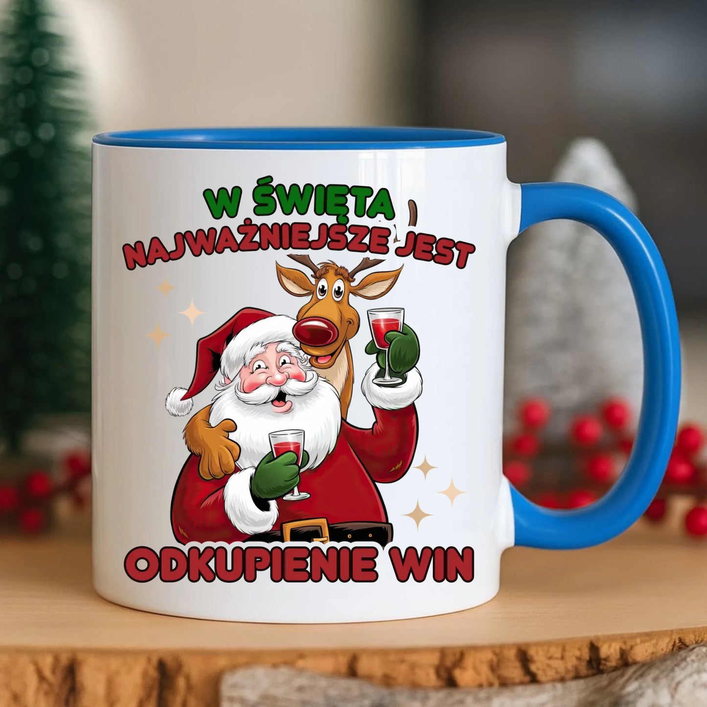 Kubek świąteczny - W święta najważniejsze jest odkupienie win BN73 - StoryCups.pl