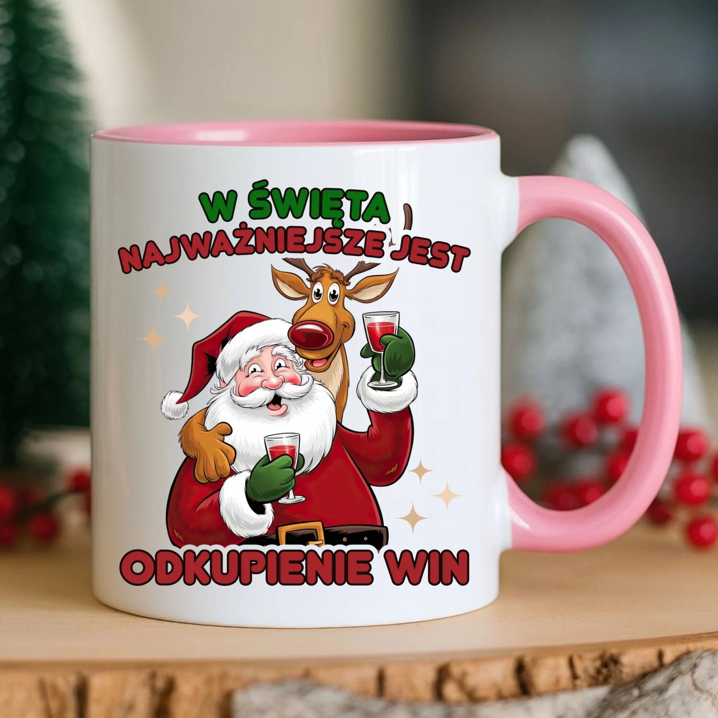 Kubek świąteczny - W święta najważniejsze jest odkupienie win BN73 - StoryCups.pl