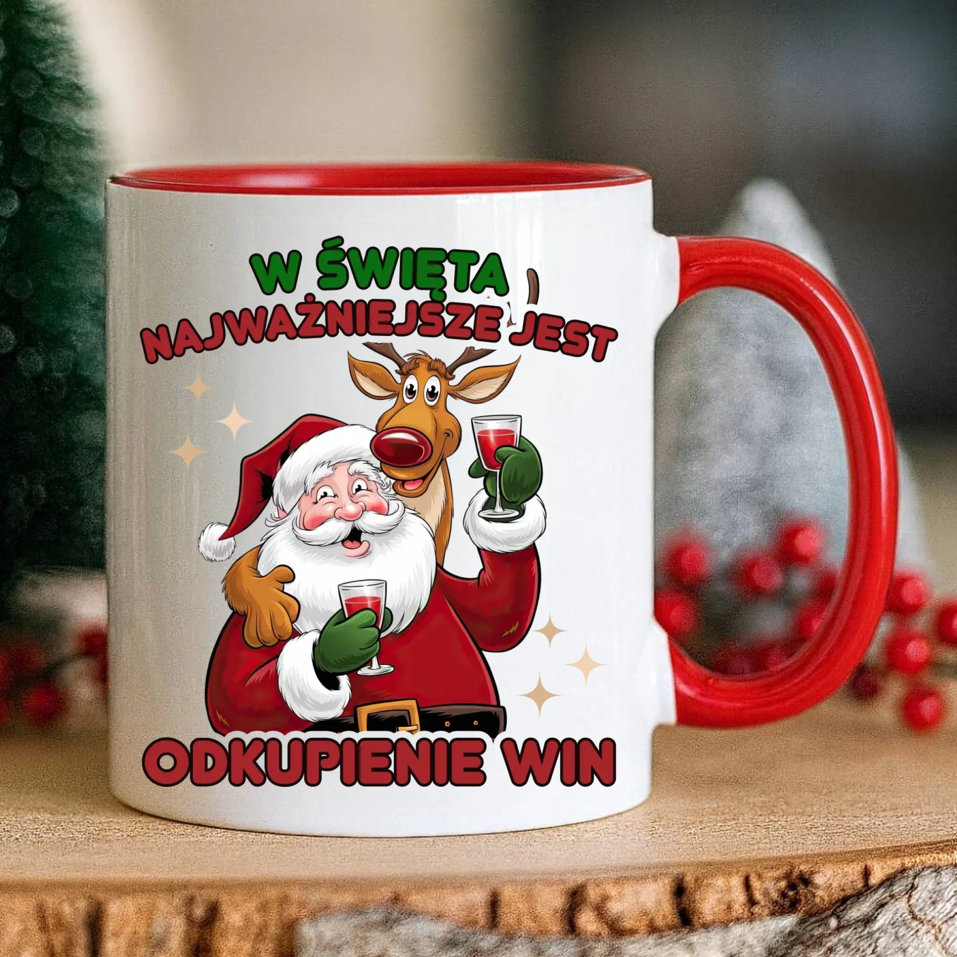 Kubek świąteczny - W święta najważniejsze jest odkupienie win BN73 - StoryCups.pl