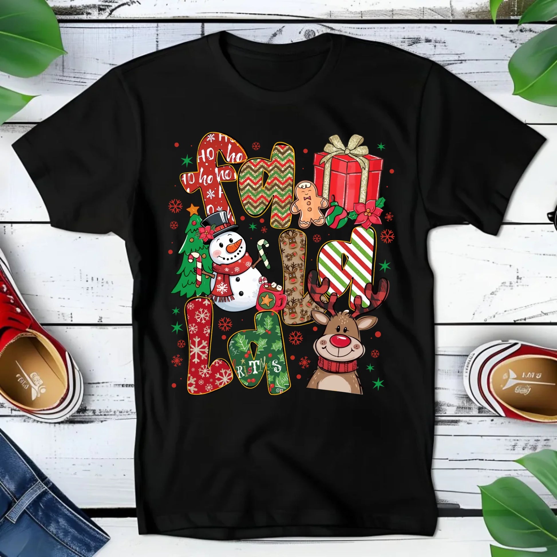 Koszulka dziecięca świąteczna - Fa la la BN71 - StoryCups.pl