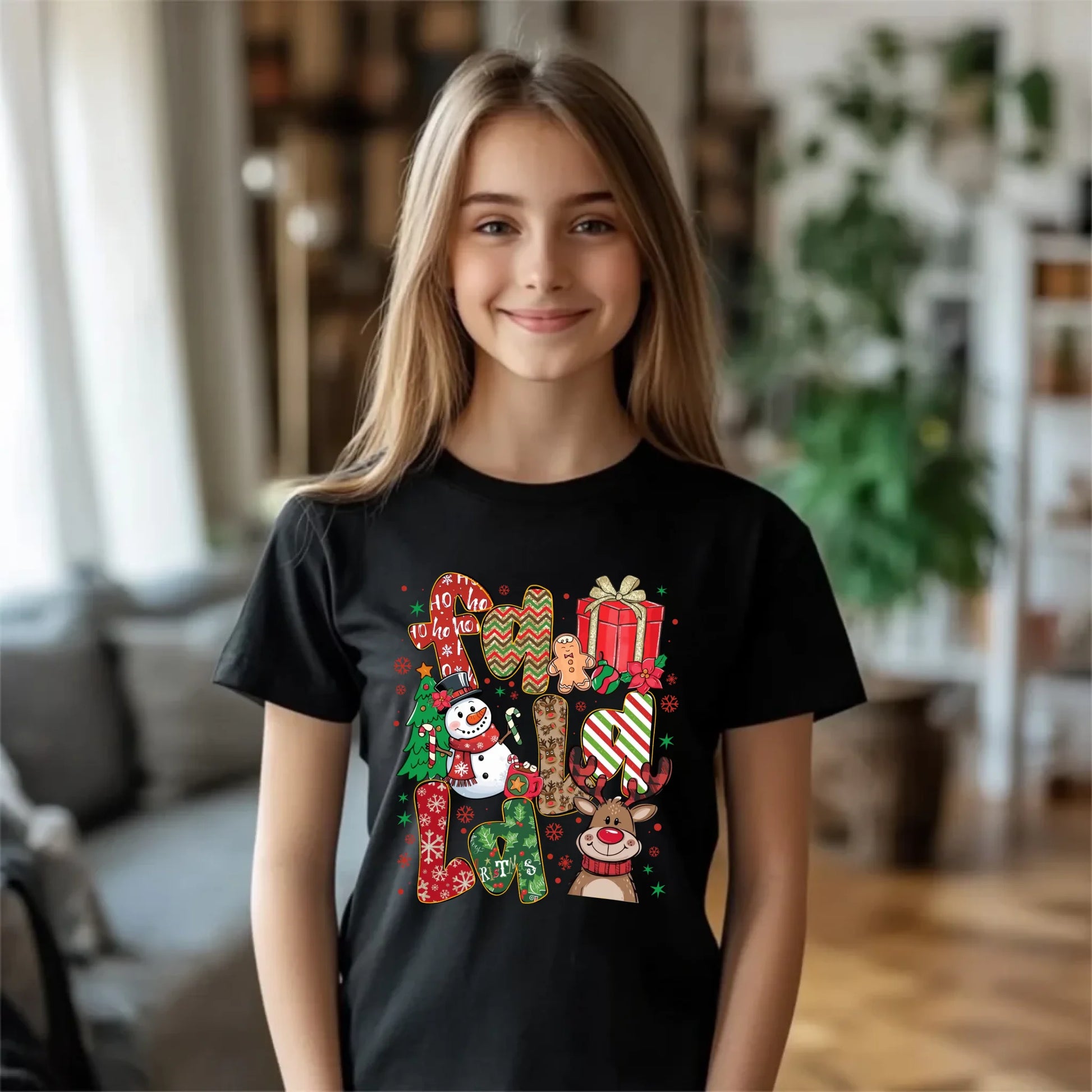 Koszulka dziecięca świąteczna - Fa la la BN71 - StoryCups.pl