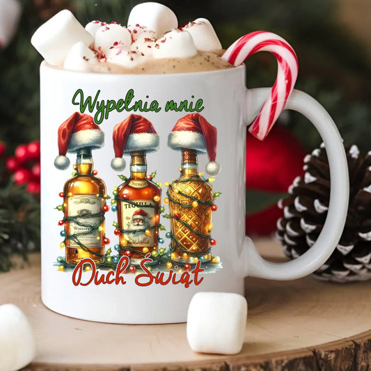 Kubek świąteczny - Wypełnia mnie Duch Świąt BN69 - StoryCups.pl