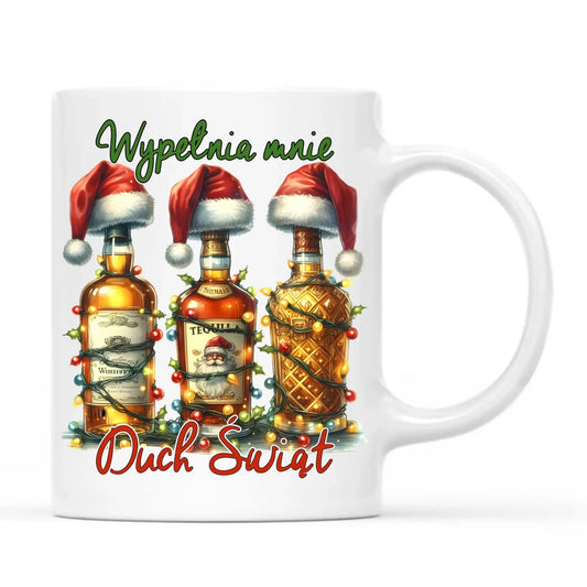 Kubek świąteczny - Wypełnia mnie Duch Świąt BN69 - StoryCups.pl