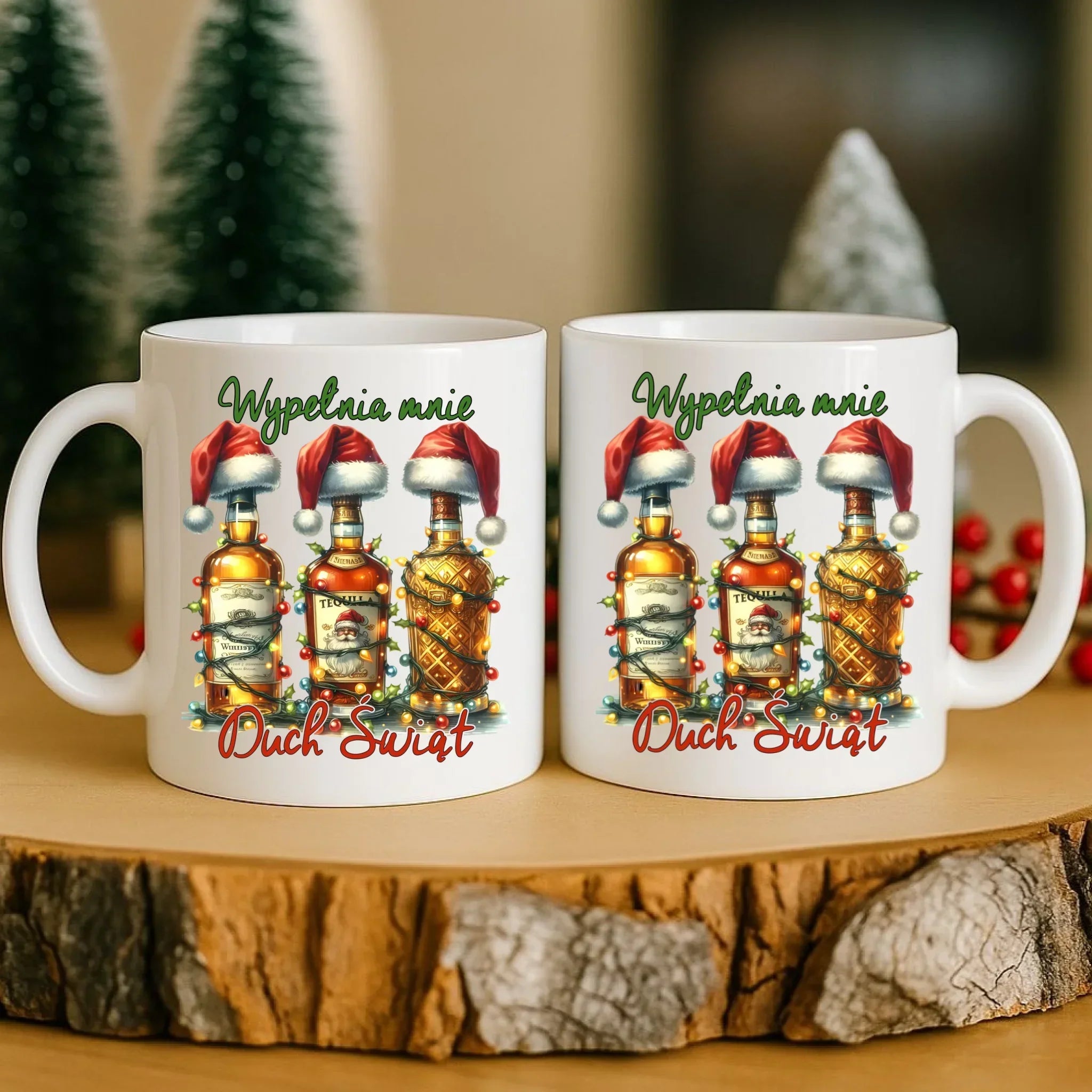 Kubek świąteczny - Wypełnia mnie Duch Świąt BN69 - StoryCups.pl