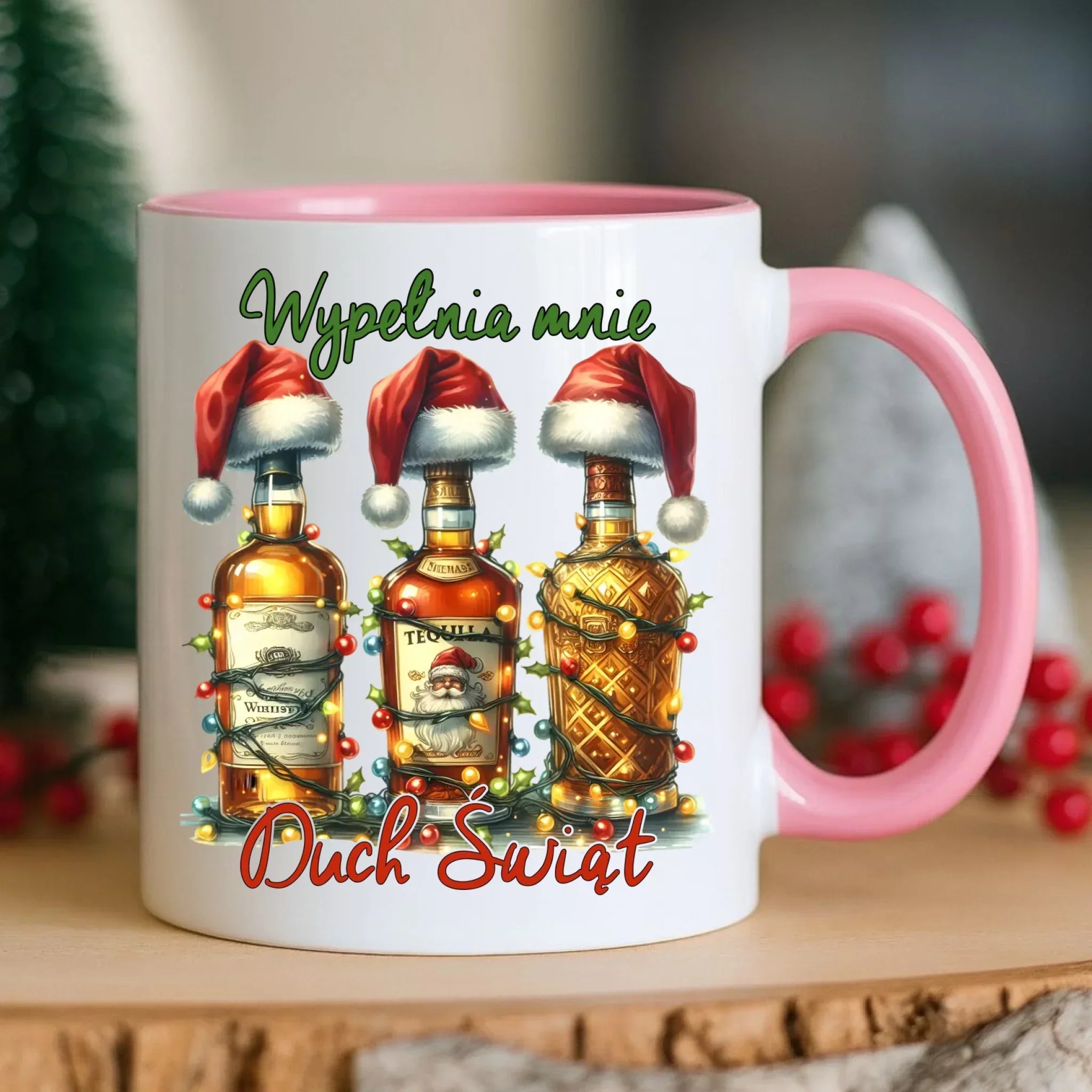 Kubek świąteczny - Wypełnia mnie Duch Świąt BN69 - StoryCups.pl