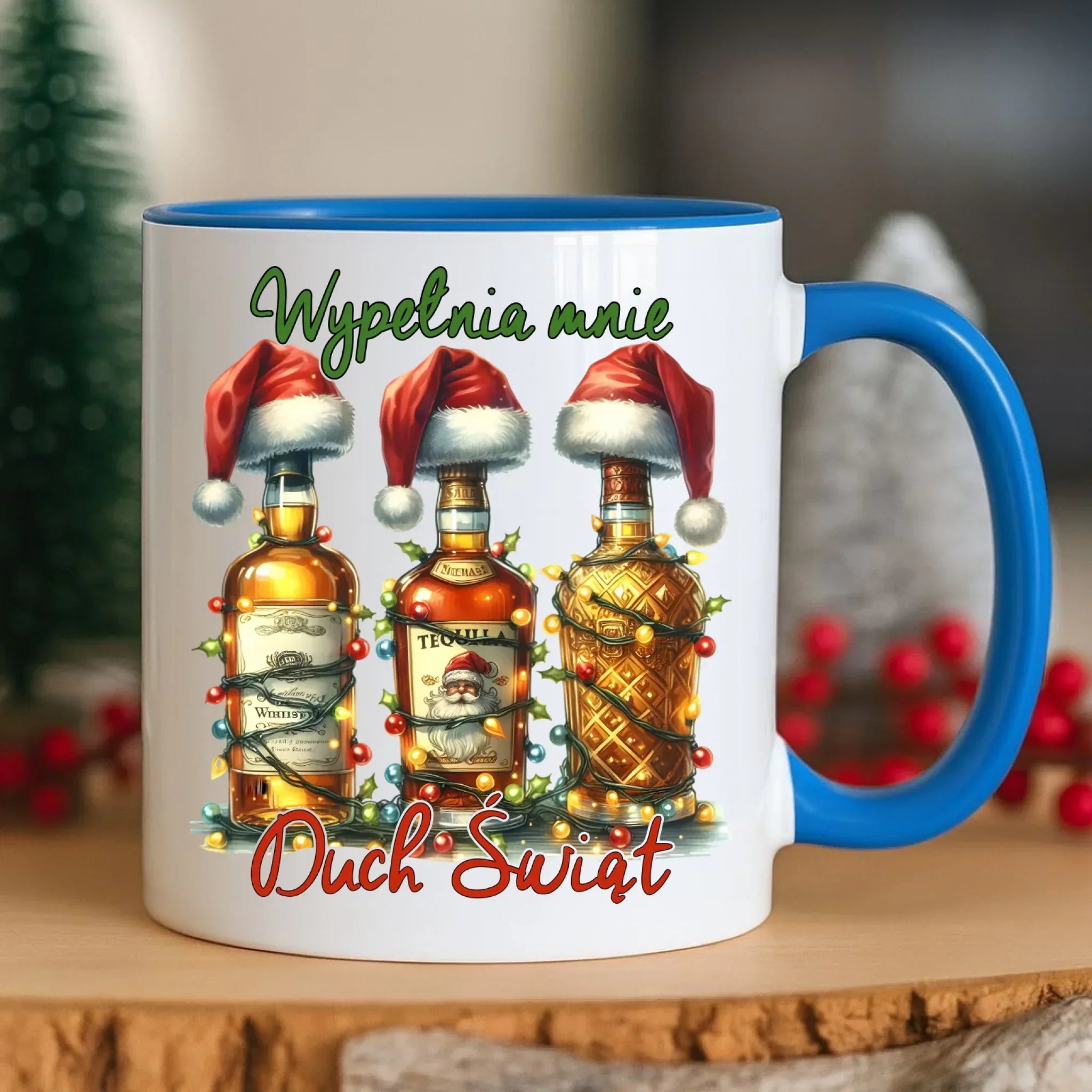 Kubek świąteczny - Wypełnia mnie Duch Świąt BN69 - StoryCups.pl