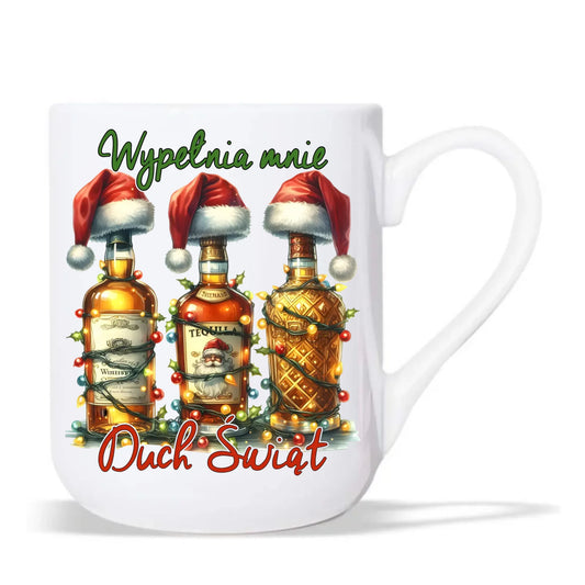 Kubek elegant świąteczny - Wypełnia mnie Duch Świąt BN69 - StoryCups.pl