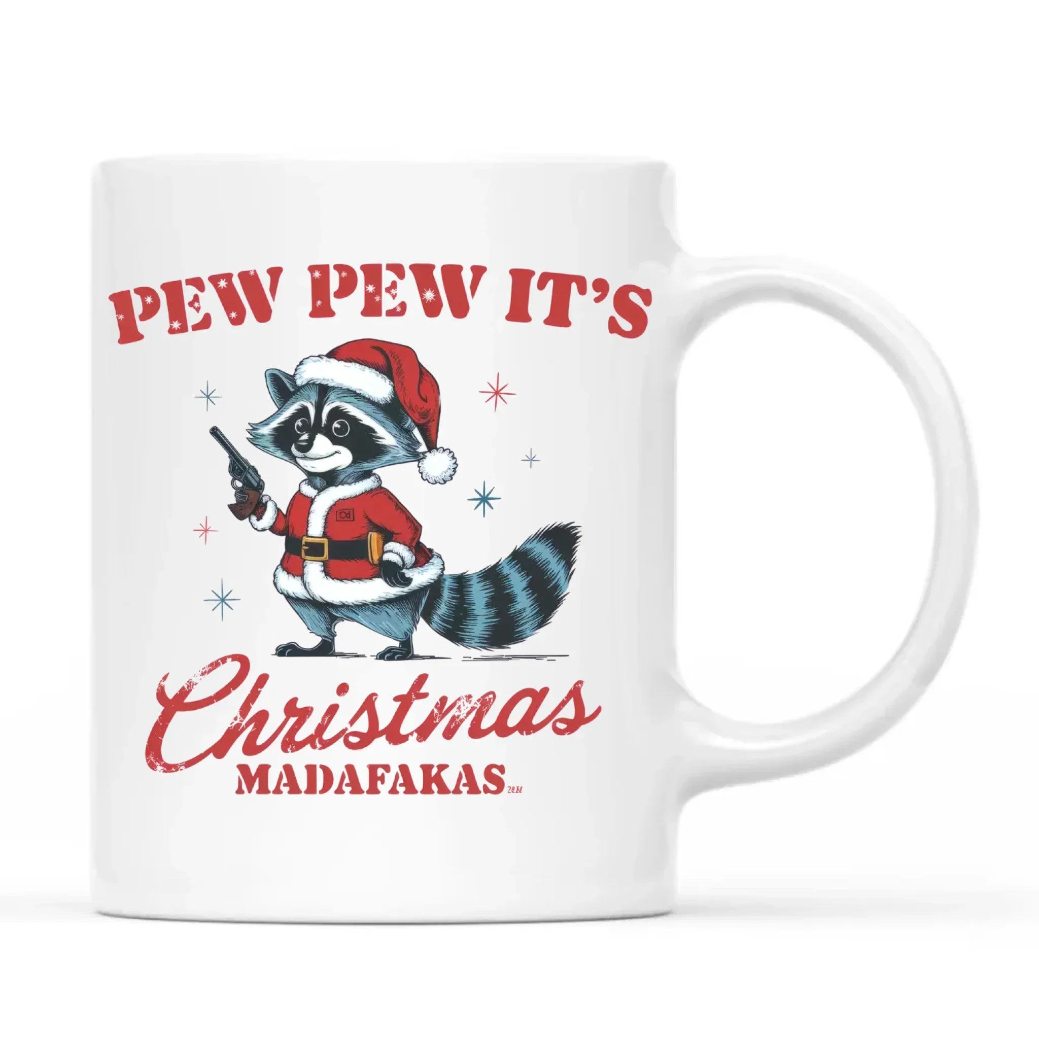 Kubek świąteczny - Pew pew it's Christmas BN60 - StoryCups.pl