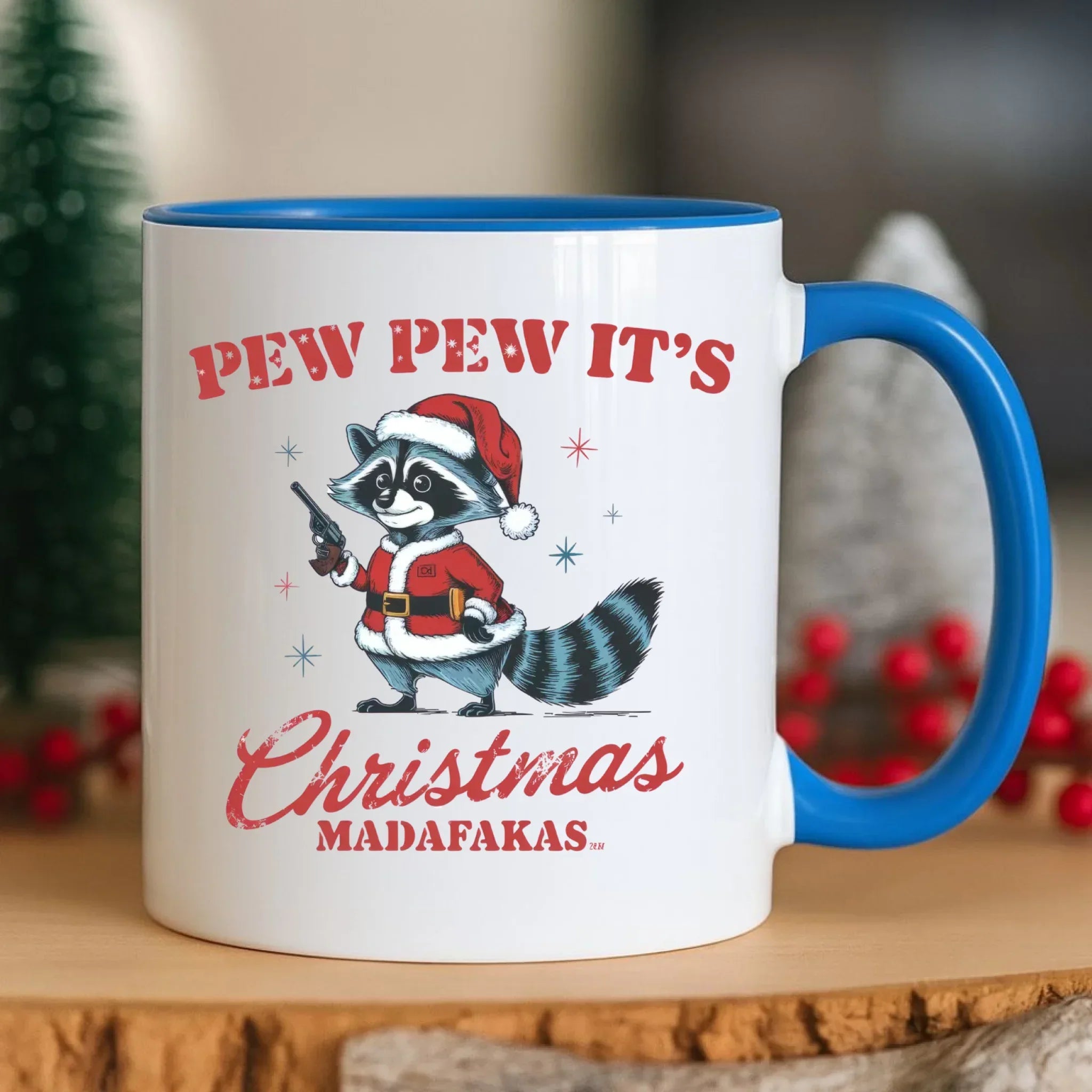 Kubek świąteczny - Pew pew it's Christmas BN60 - StoryCups.pl