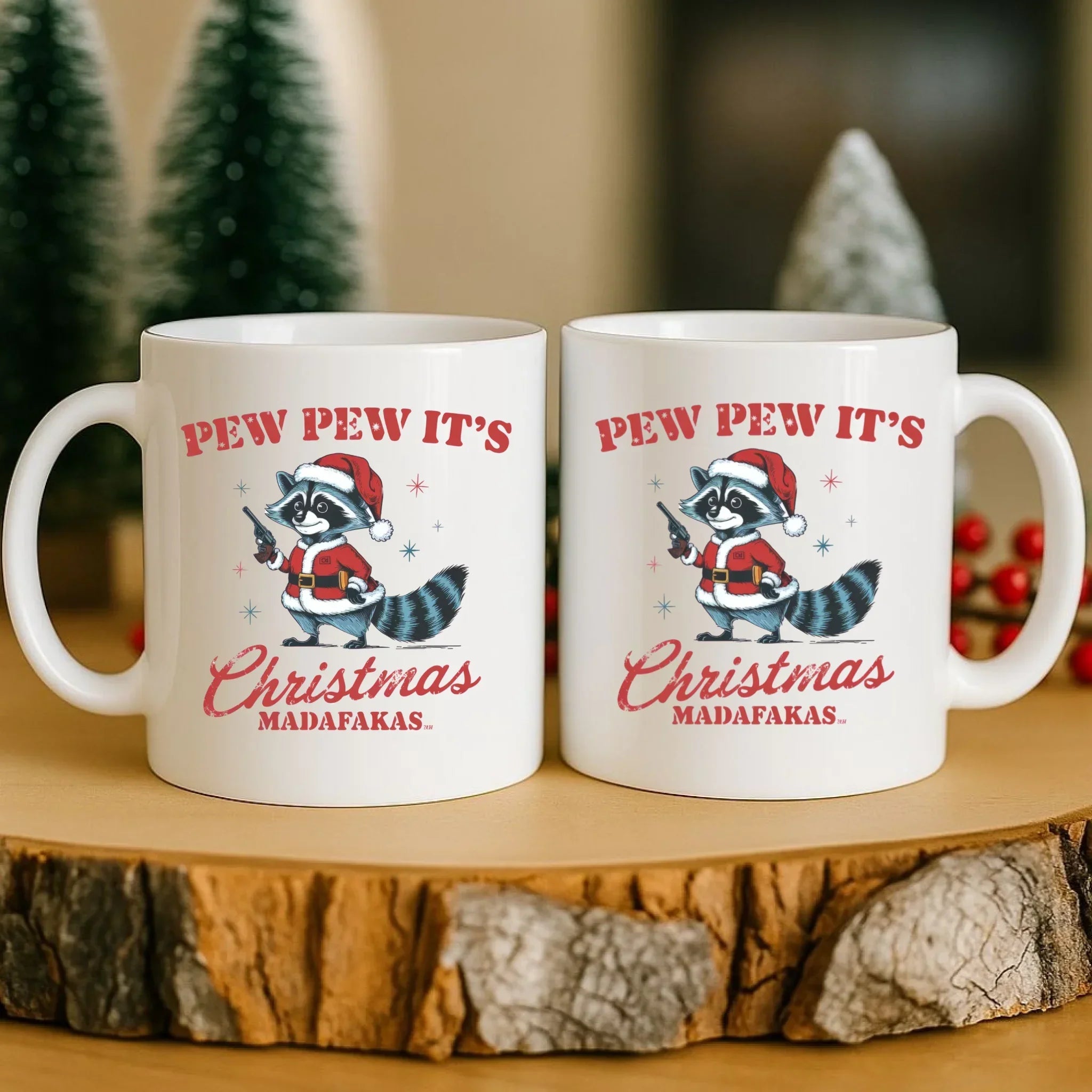 Kubek świąteczny - Pew pew it's Christmas BN60 - StoryCups.pl