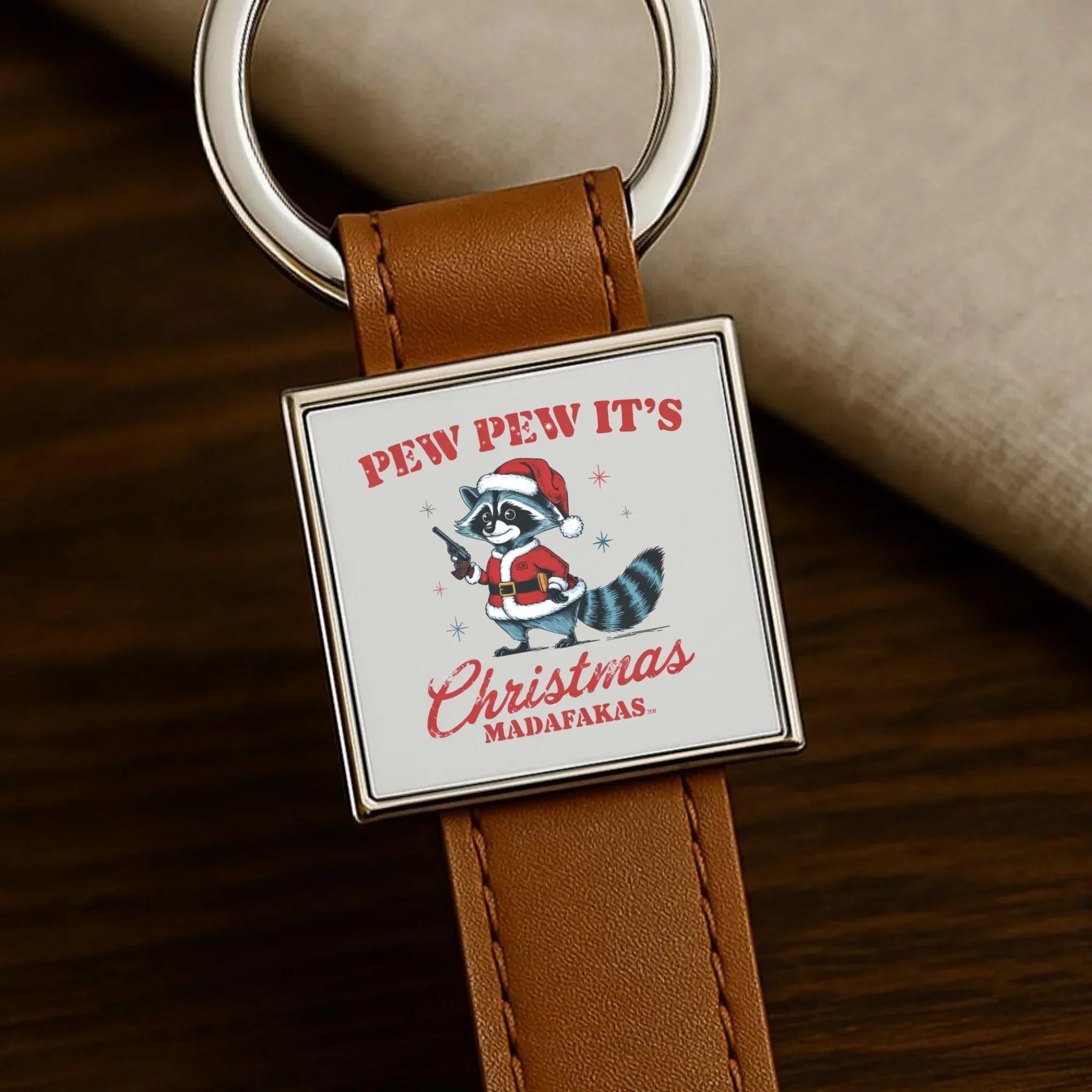 Brelok świąteczny - Pew pew it's Christmas BN60 - StoryCups.pl