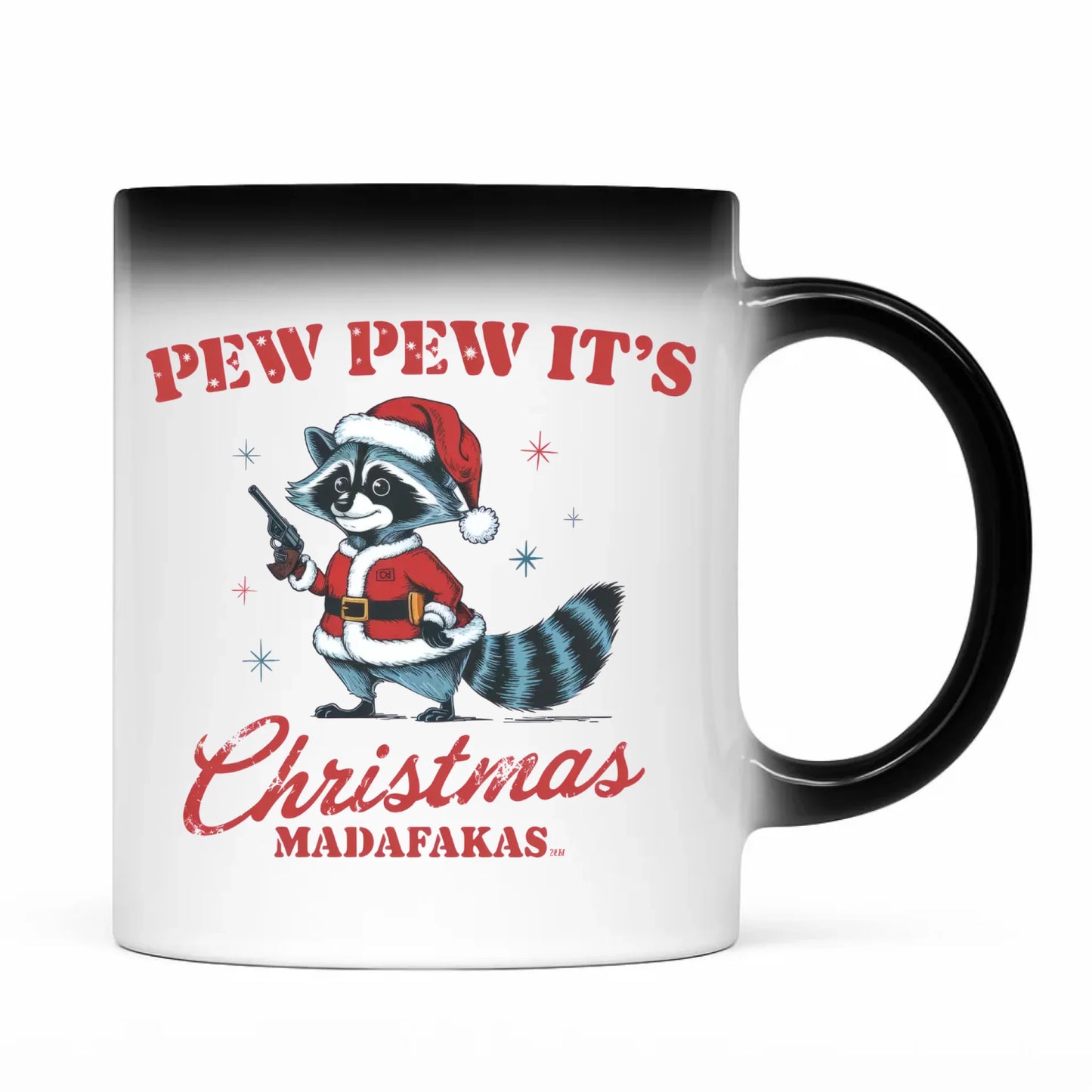 Kubek magiczny świąteczny - Pew pew it's Christmas BN60 - StoryCups.pl