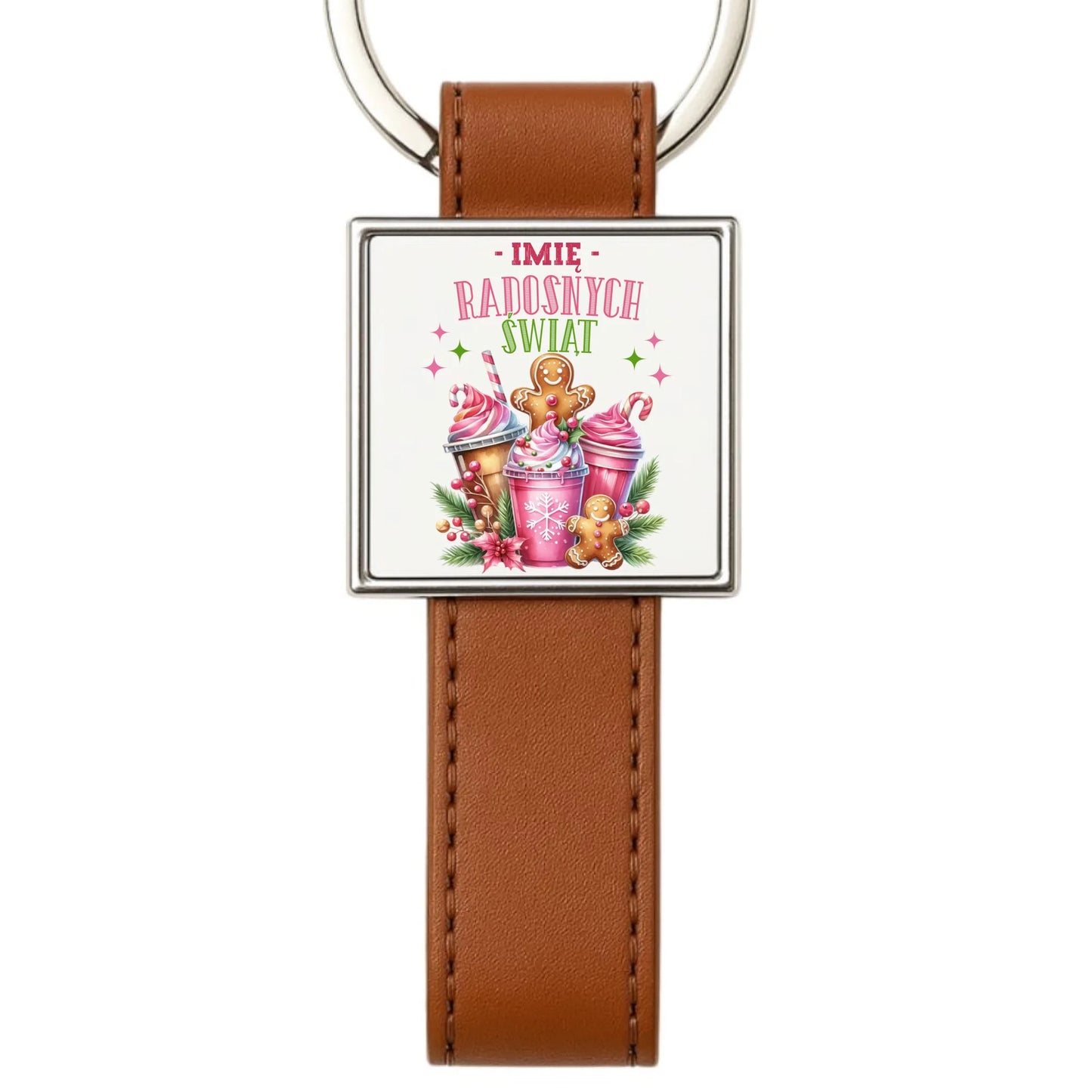 Brelok świąteczny - Radosnych Świąt - personalizowany BN58 - StoryCups.pl