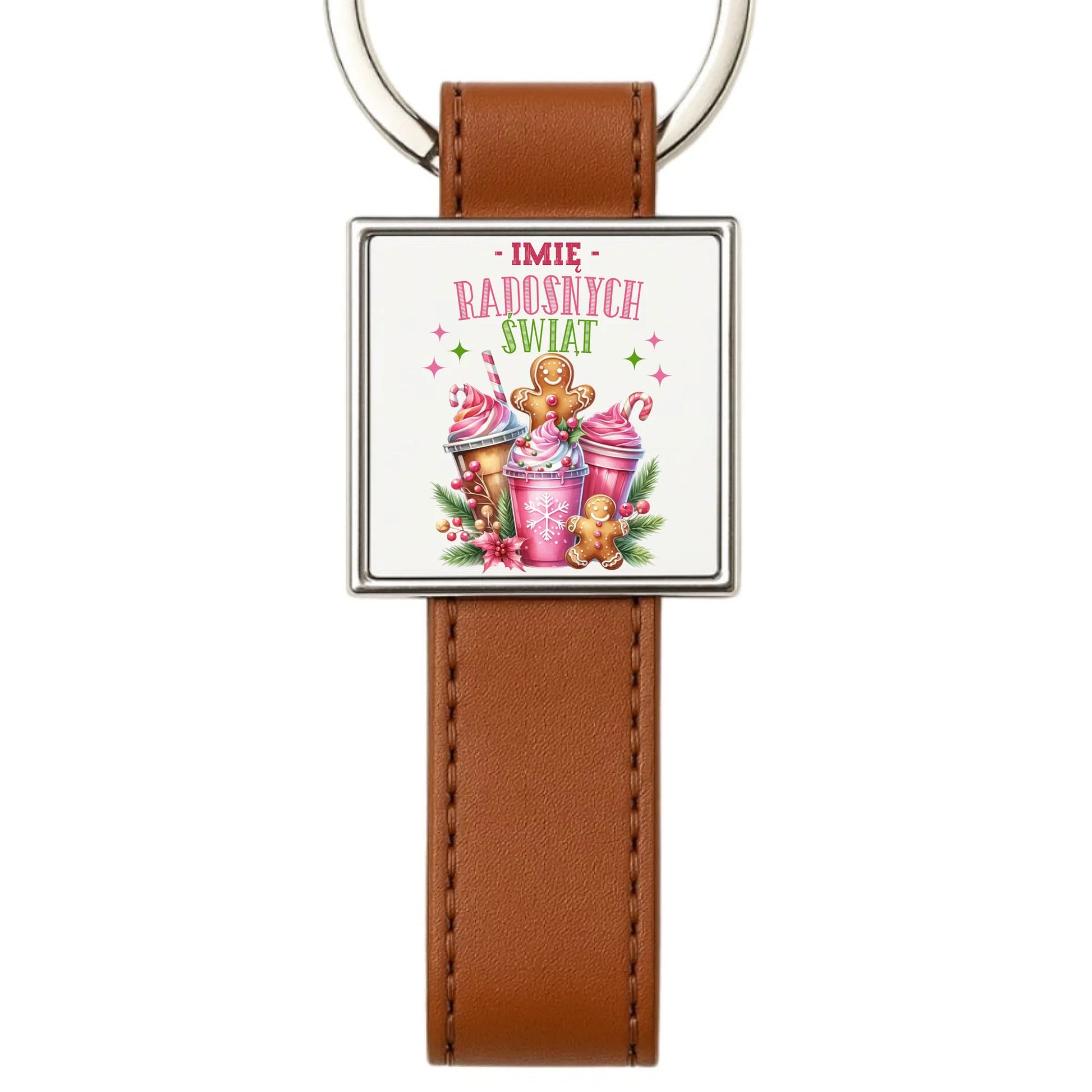 Brelok świąteczny - Radosnych Świąt - personalizowany BN58 - StoryCups.pl