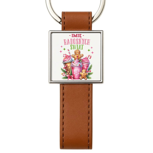 Brelok świąteczny - Radosnych Świąt - personalizowany BN58 - StoryCups.pl
