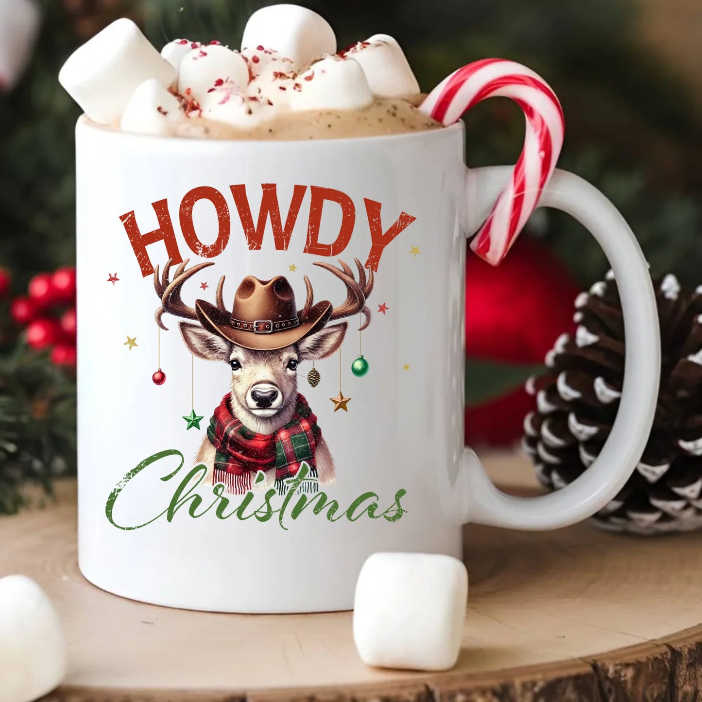 Kubek świąteczny - Howdy Christmas BN54 - StoryCups.pl
