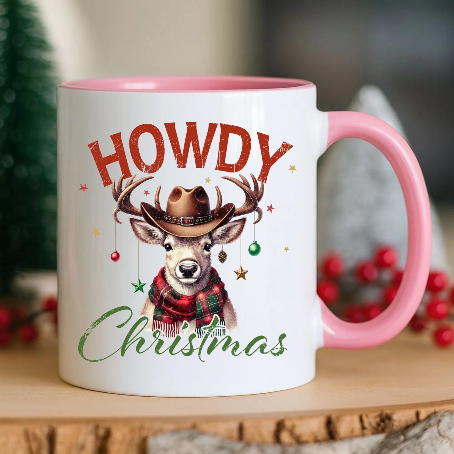 Kubek świąteczny - Howdy Christmas BN54 - StoryCups.pl