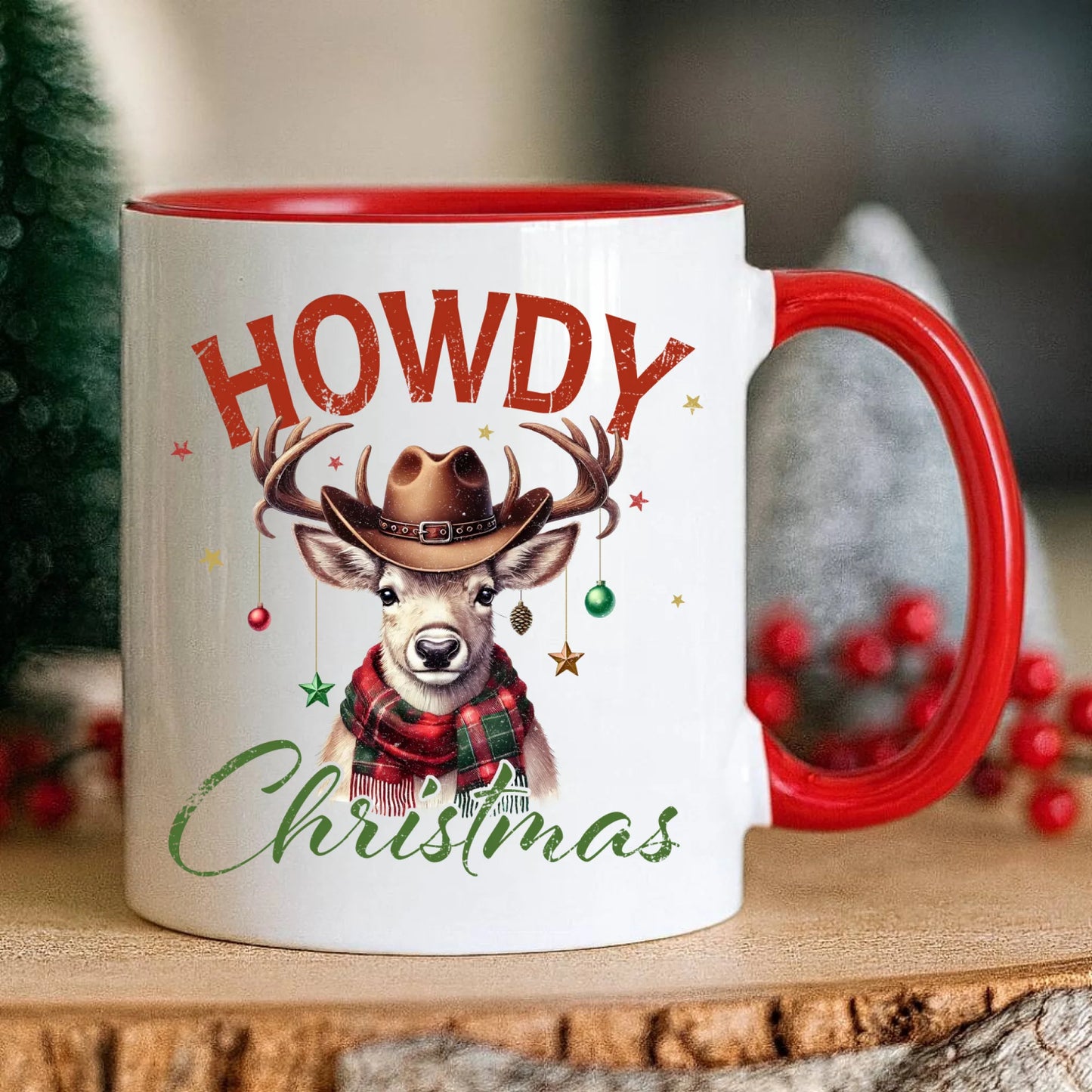 Kubek świąteczny - Howdy Christmas BN54 - StoryCups.pl