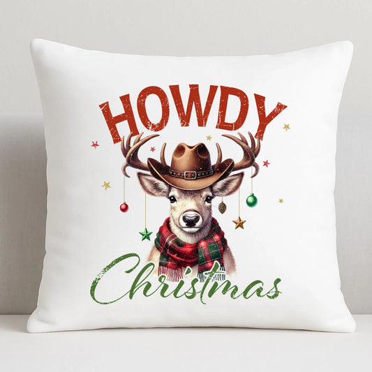 Poduszka świąteczna - Howdy Christmas BN54 - StoryCups.pl