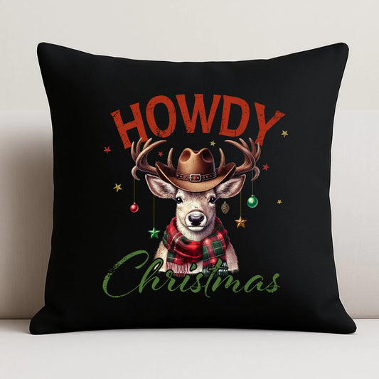 Poduszka dekoracyjna świąteczna - Howdy Christmas BN54 - StoryCups.pl