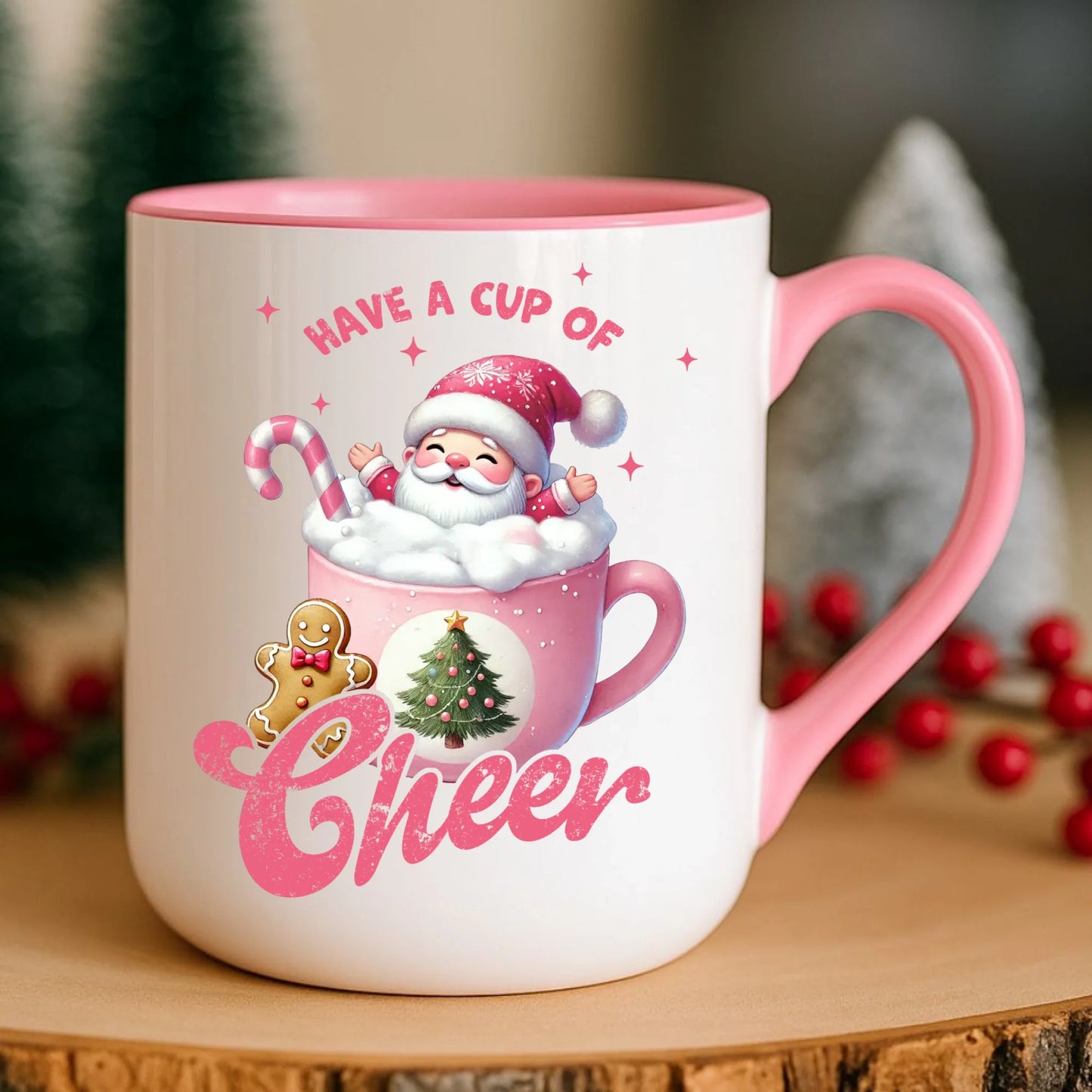 Kubek elegant świąteczny - Have a cup of cheer BN53 - StoryCups.pl