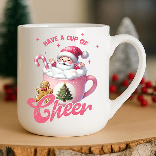 Kubek elegant świąteczny - Have a cup of cheer BN53 - StoryCups.pl