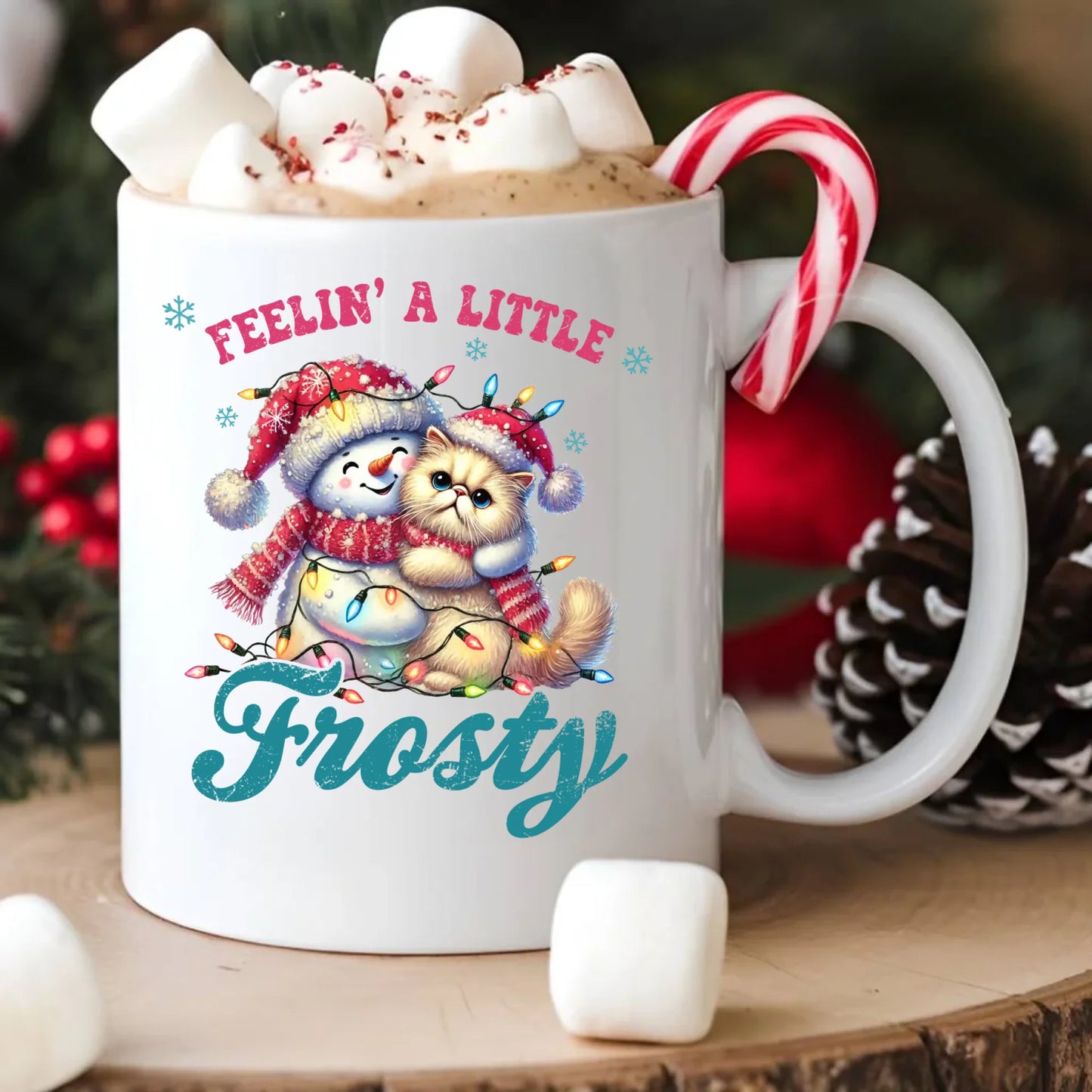 Kubek świąteczny - Feelin' a little frosty BN52 - StoryCups.pl