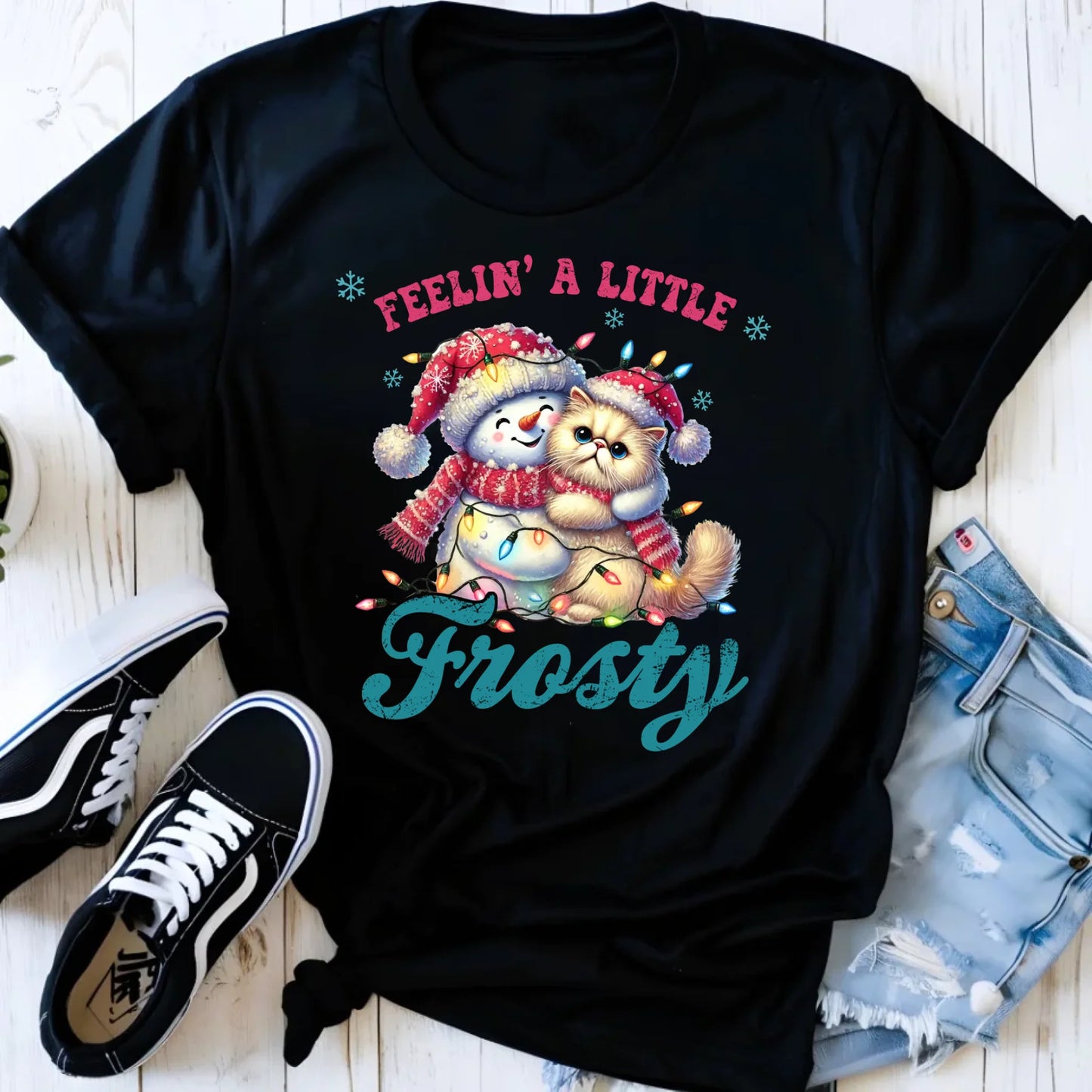 Koszulka damska świąteczna - Feelin' a little frosty BN52 - StoryCups.pl