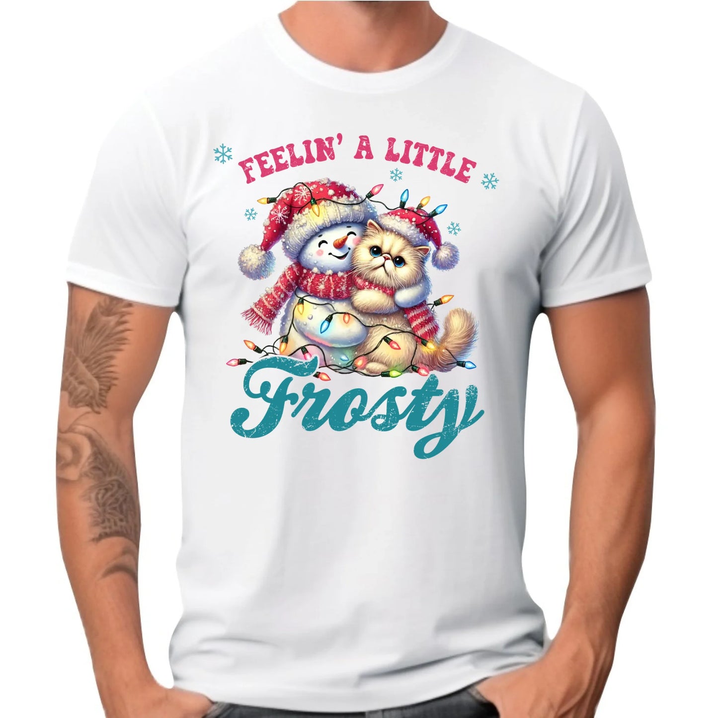 Koszulka męska świąteczna - Feelin' a little frosty BN52 - StoryCups.pl