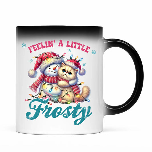 Kubek magiczny świąteczny - Feelin' a little frosty BN52 - StoryCups.pl