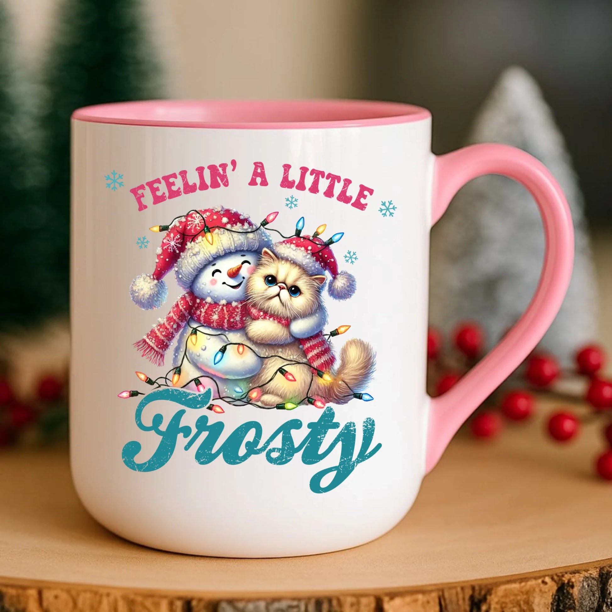 Kubek elegant świąteczny - Feelin' a little frosty BN52 - StoryCups.pl