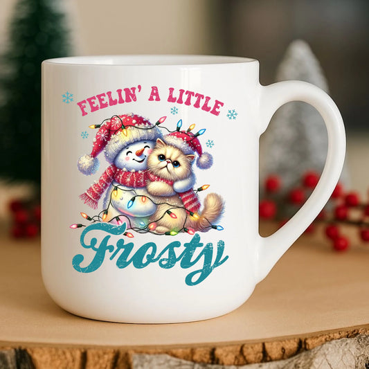 Kubek elegant świąteczny - Feelin' a little frosty BN52 - StoryCups.pl