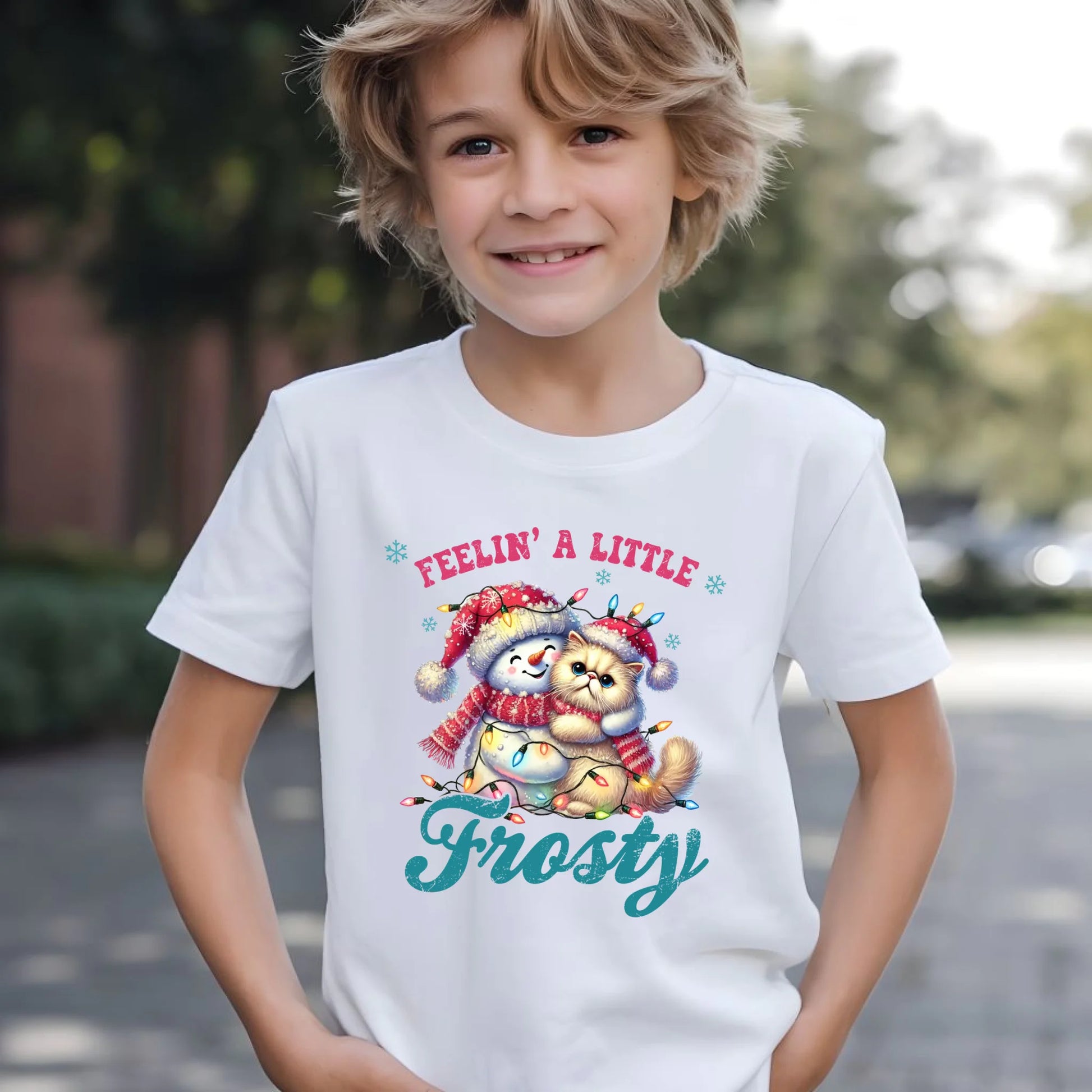 Koszulka dziecięca świąteczna - Feelin' a little frosty BN52 - StoryCups.pl