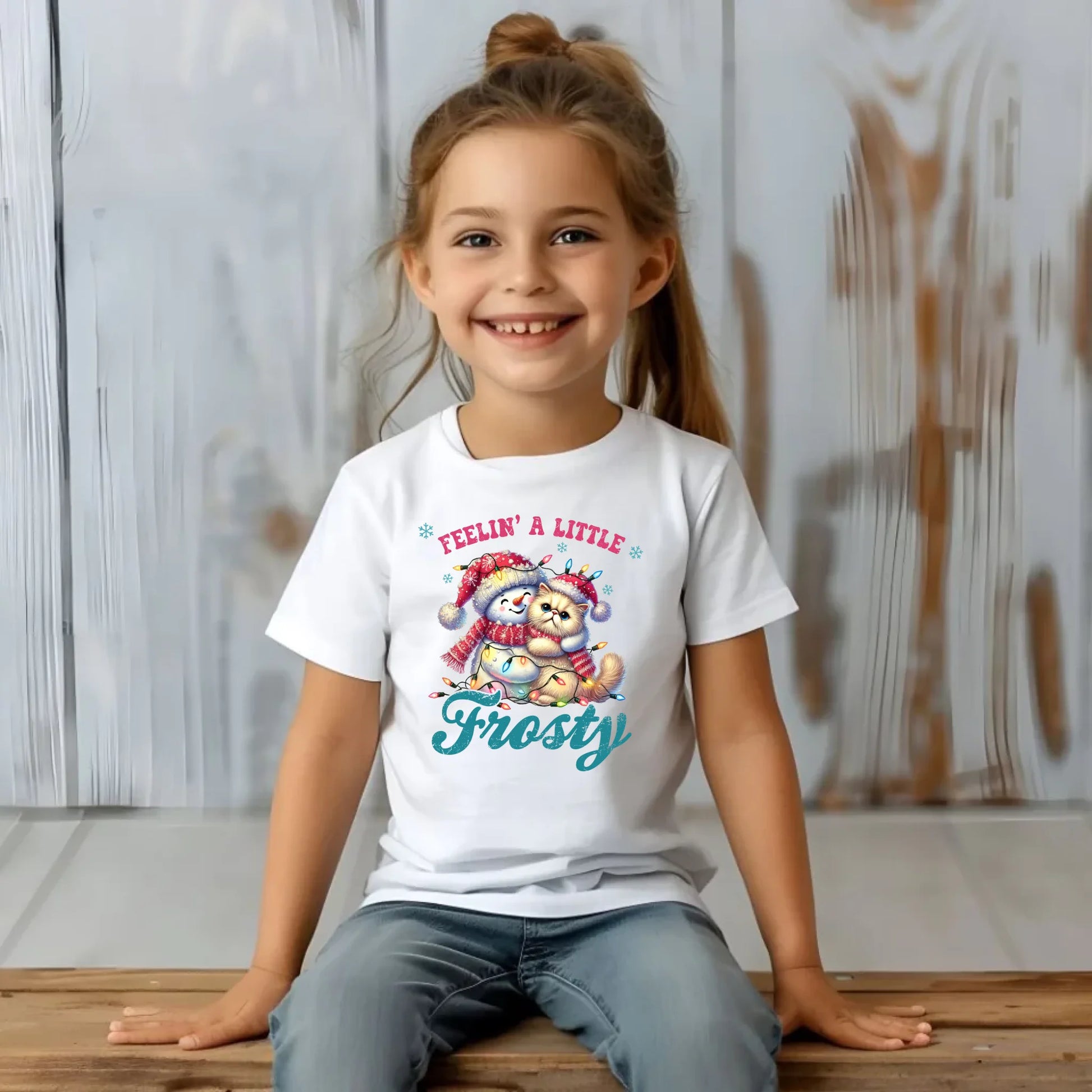 Koszulka dziecięca świąteczna - Feelin' a little frosty BN52 - StoryCups.pl