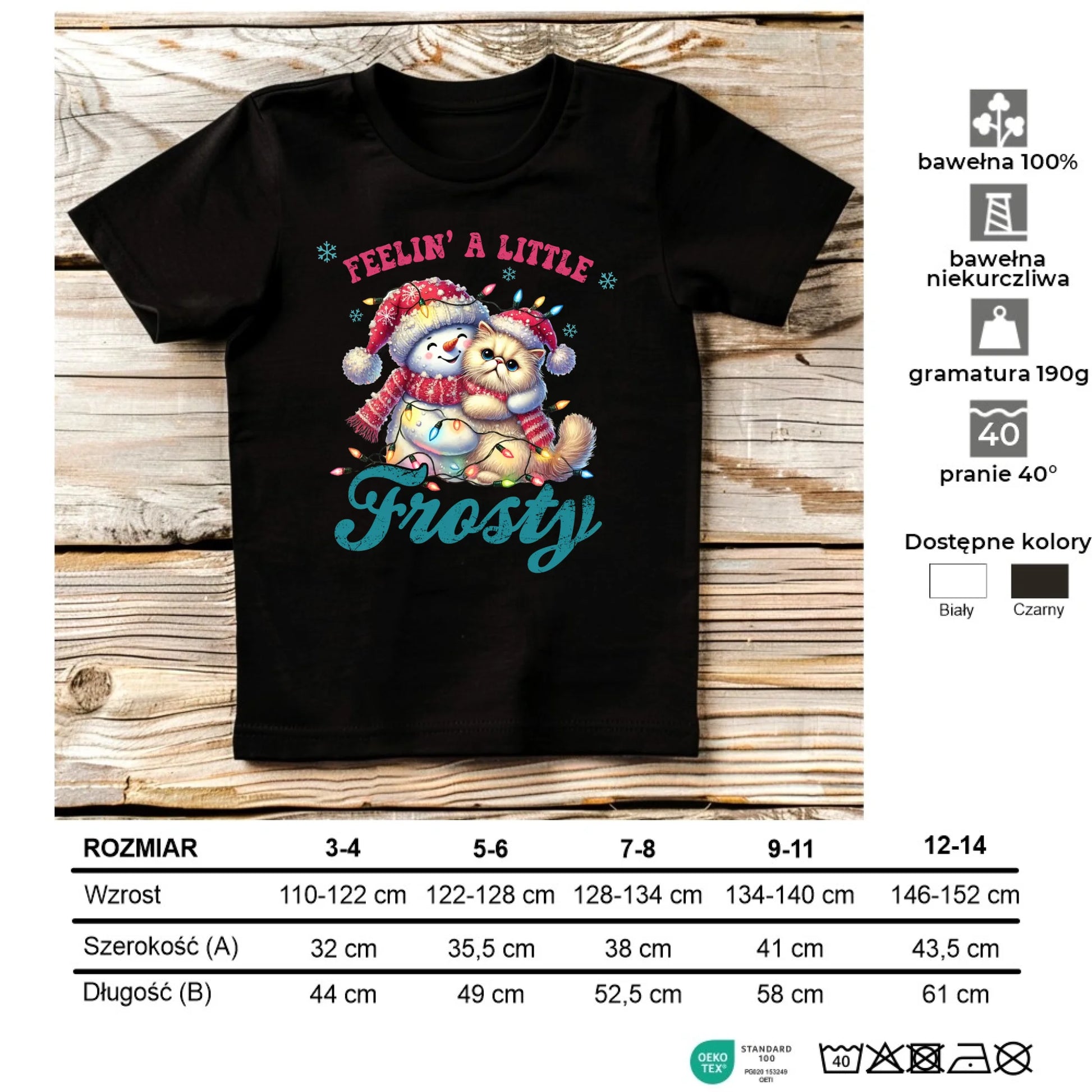 Koszulka dziecięca świąteczna - Feelin' a little frosty BN52 - StoryCups.pl