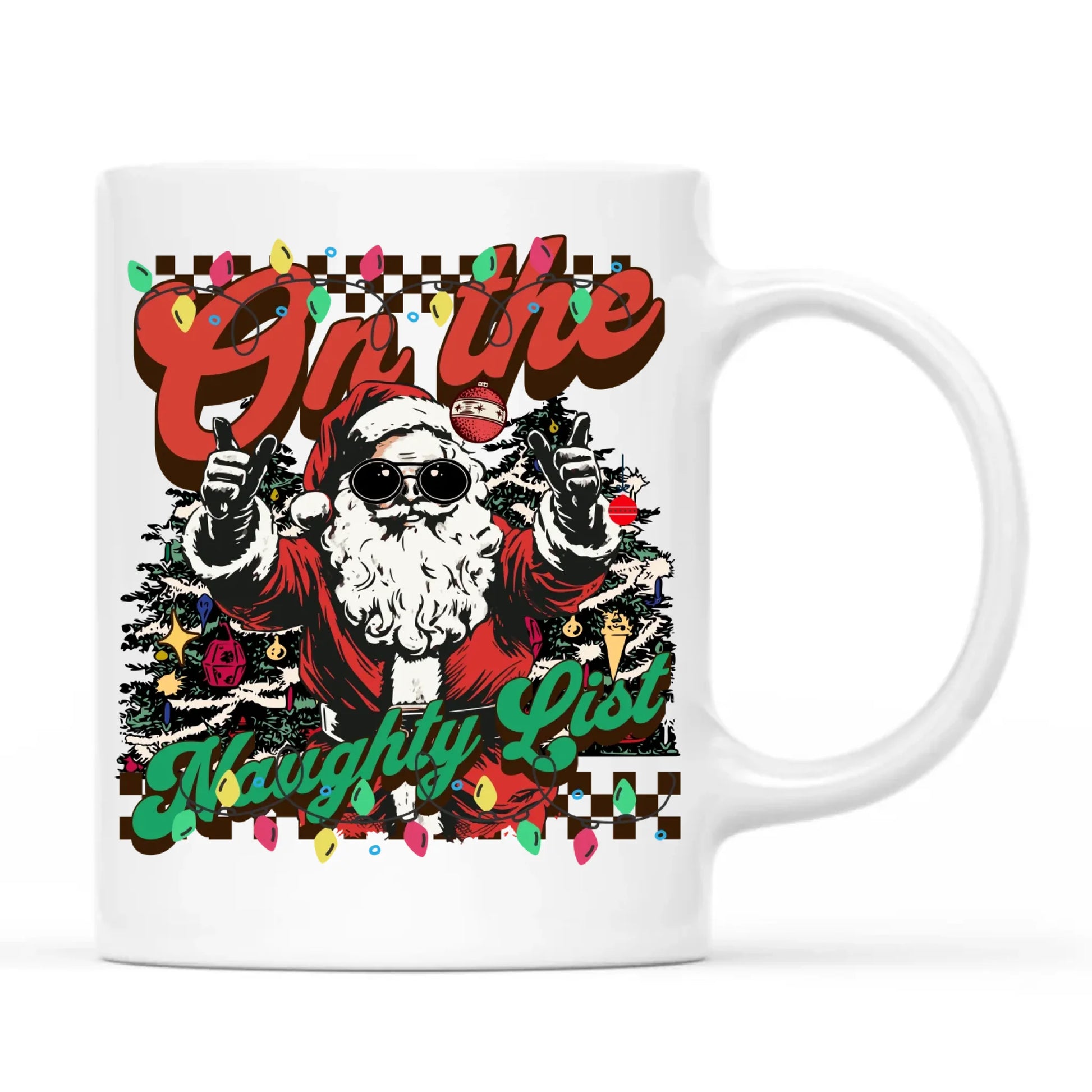 Kubek świąteczny - On the Naughty List BN50 - StoryCups.pl
