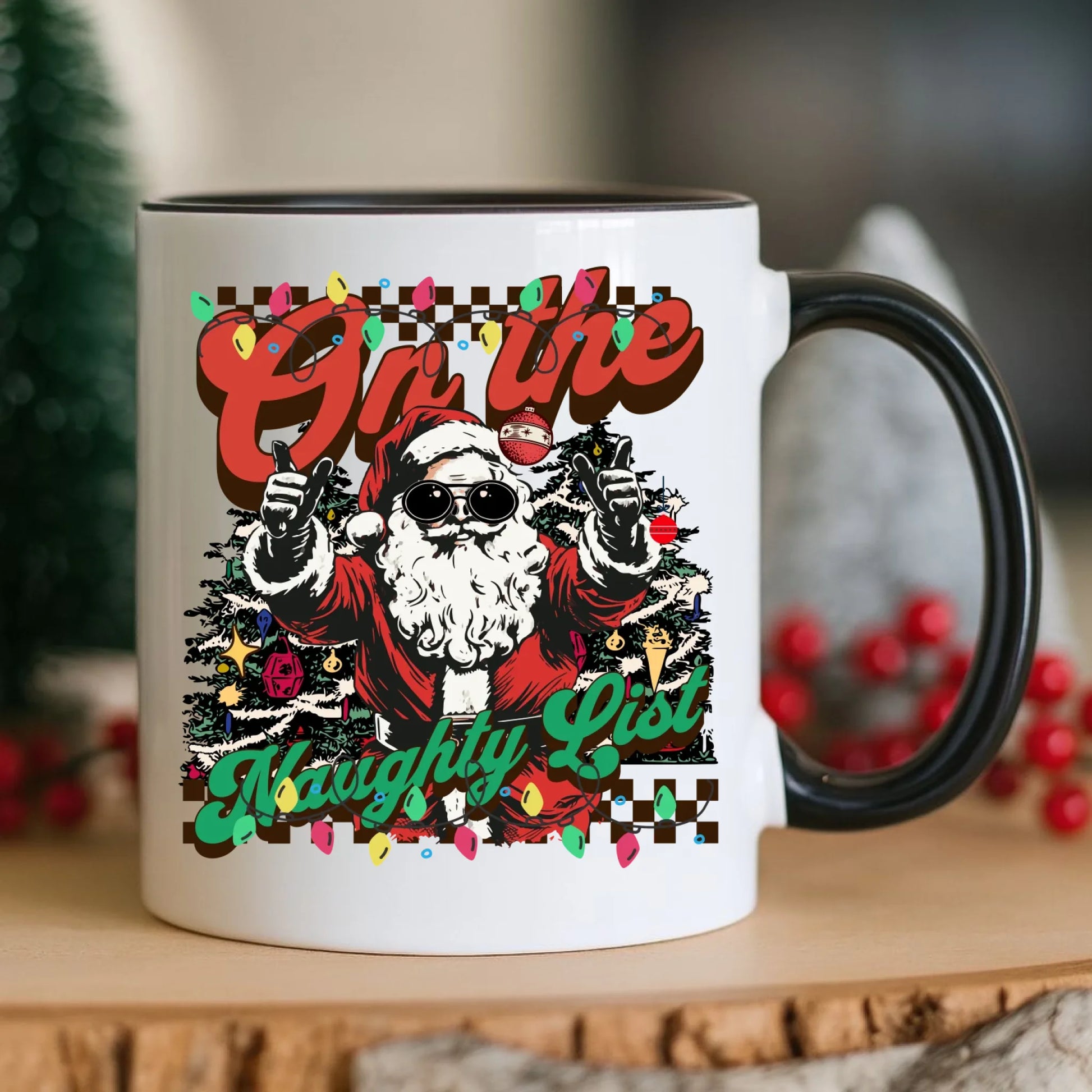 Kubek świąteczny - On the Naughty List BN50 - StoryCups.pl
