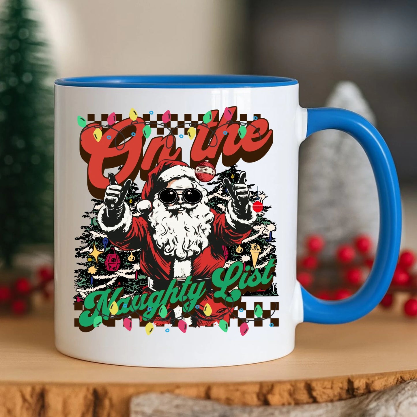 Kubek świąteczny - On the Naughty List BN50 - StoryCups.pl