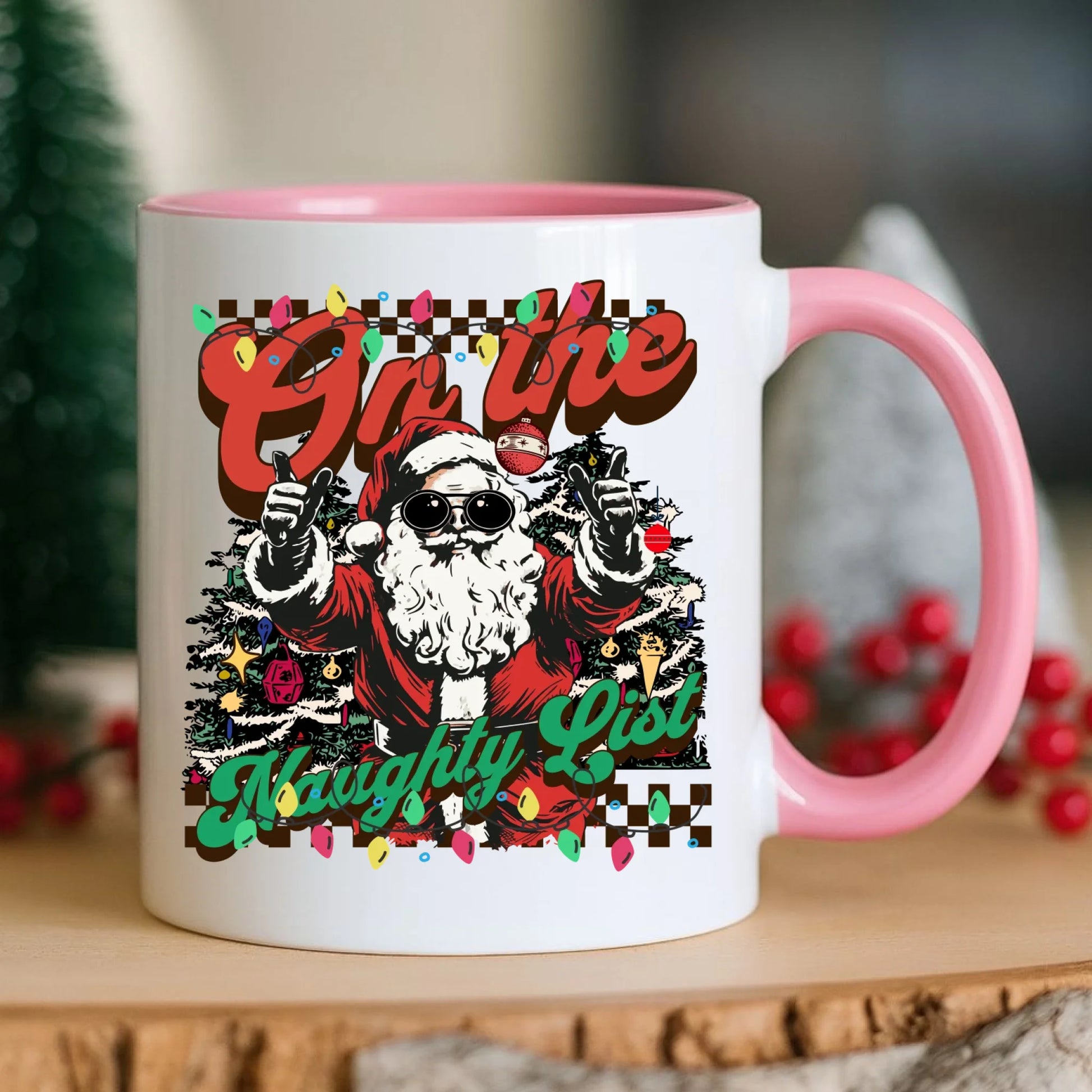 Kubek świąteczny - On the Naughty List BN50 - StoryCups.pl