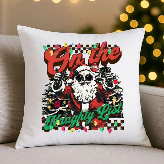 Poduszka świąteczna - On the Naughty List BN50 - StoryCups.pl