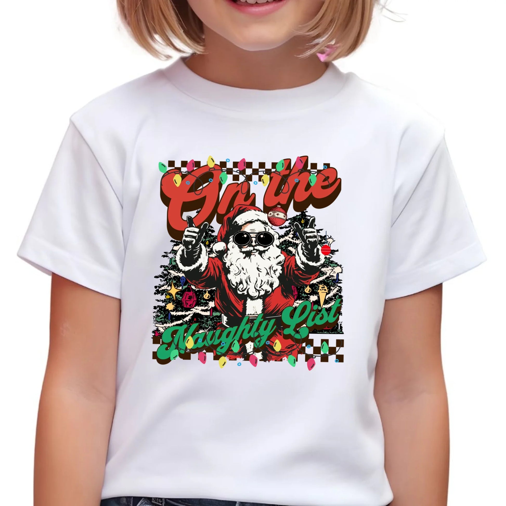 Koszulka dziecięca świąteczna - On the Naughty List BN50 - StoryCups.pl