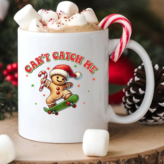 Kubek świąteczny - Piernik na deskorolce Can't catch me BN45 - StoryCups.pl