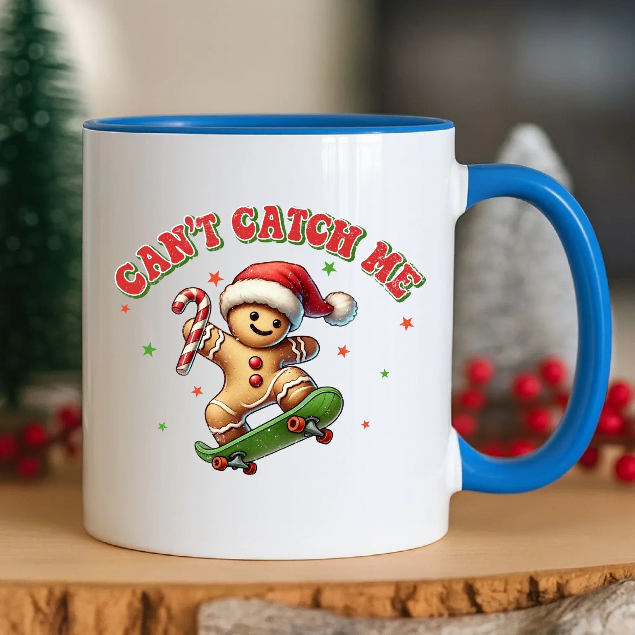 Kubek świąteczny - Piernik na deskorolce Can't catch me BN45 - StoryCups.pl