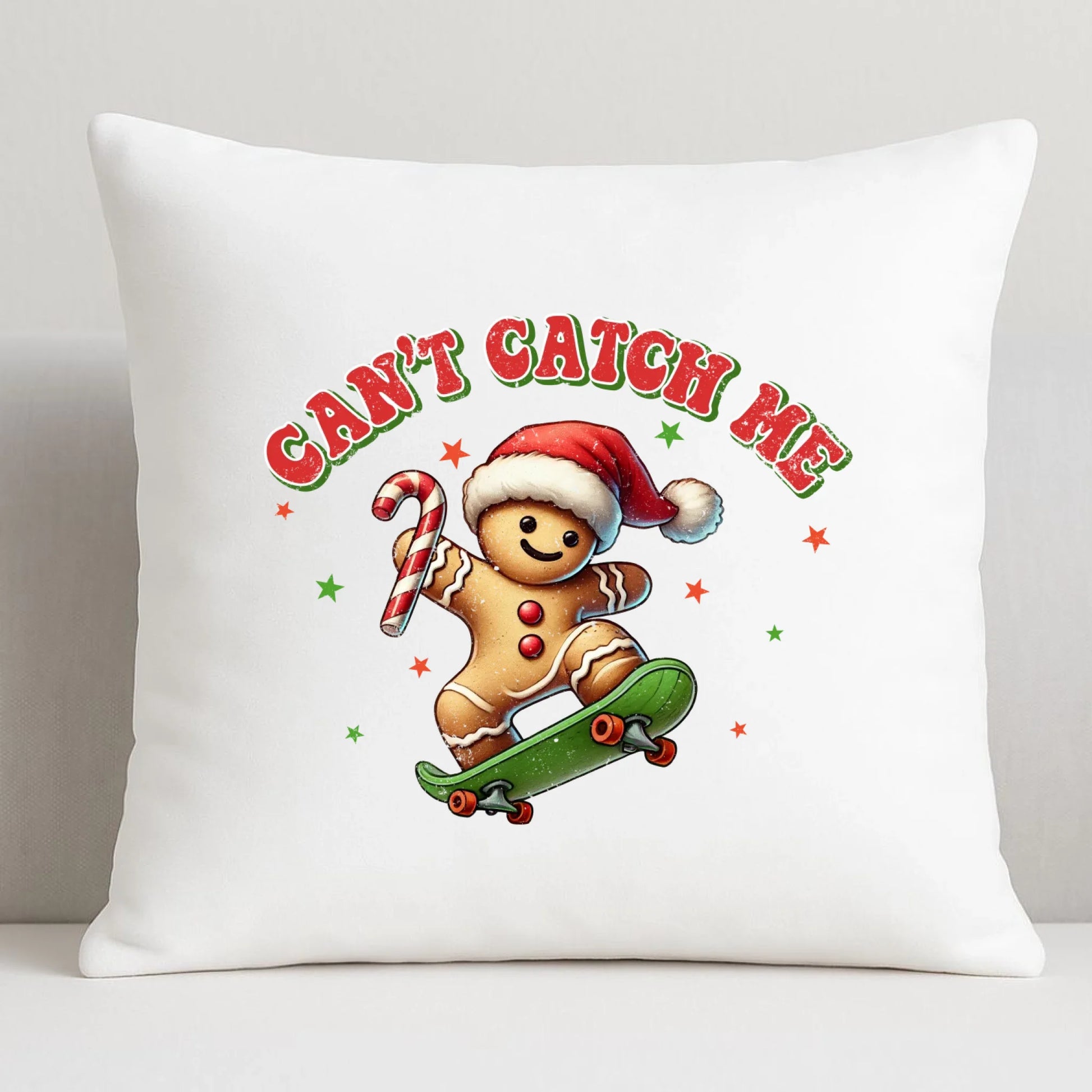 Poduszka świąteczna - Piernik na deskorolce Can't catch me BN45 - StoryCups.pl