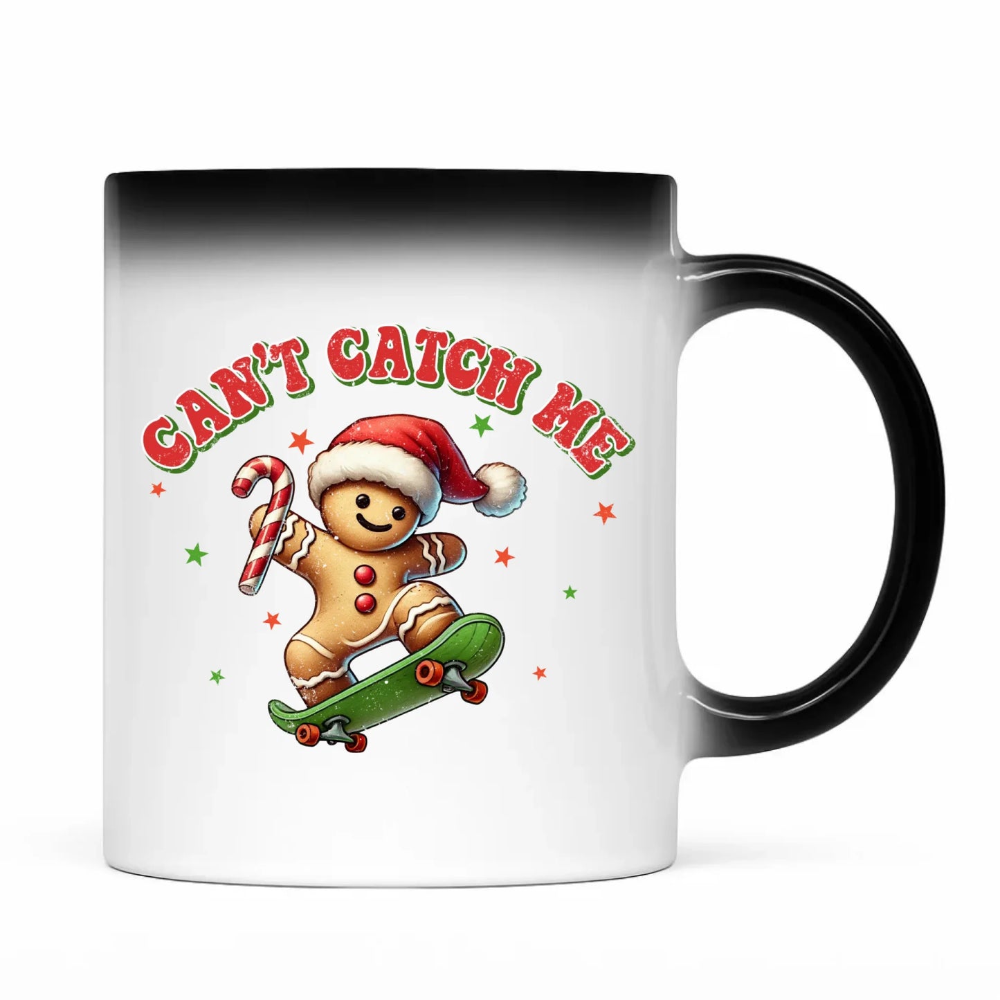 Kubek magiczny świąteczny - Piernik na deskorolce Can't catch me BN45 - StoryCups.pl