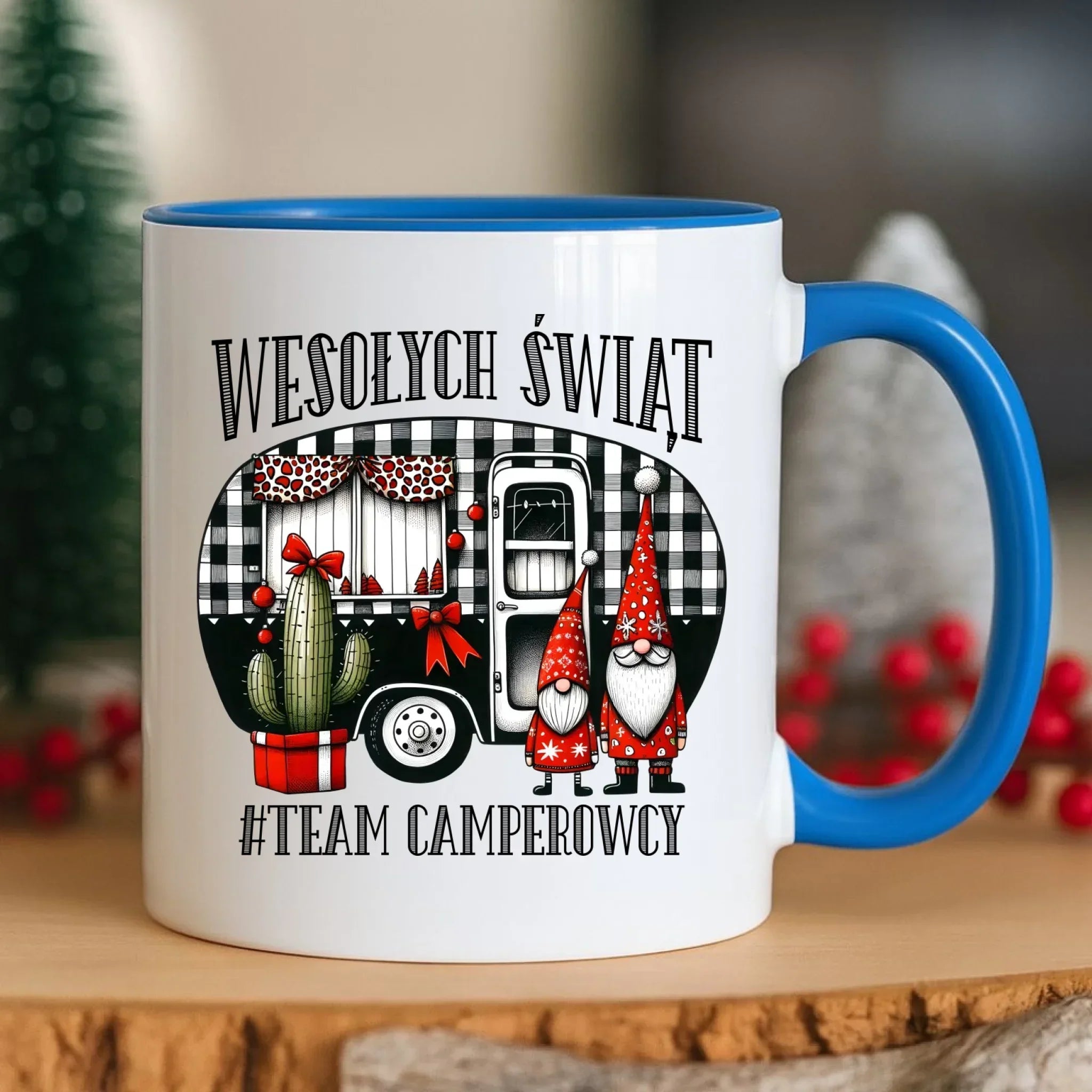 Kubek świąteczny - Wesołych Świąt Team Camperowcy BN44 - StoryCups.pl